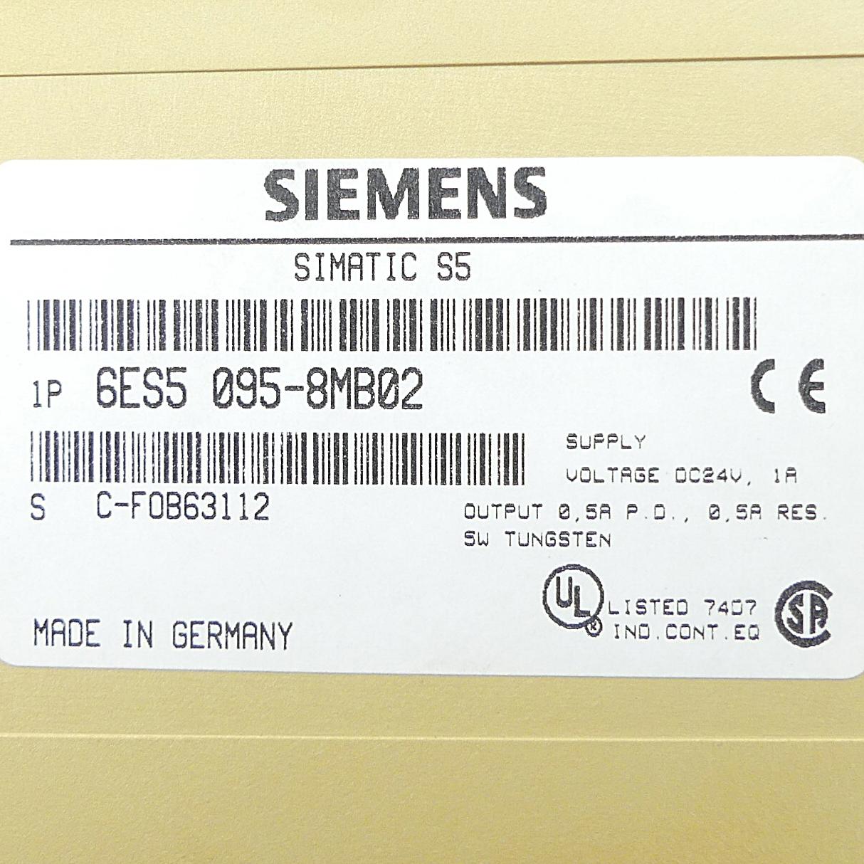 Produktfoto 2 von SIEMENS Simatic S5 Kompaktgeräte