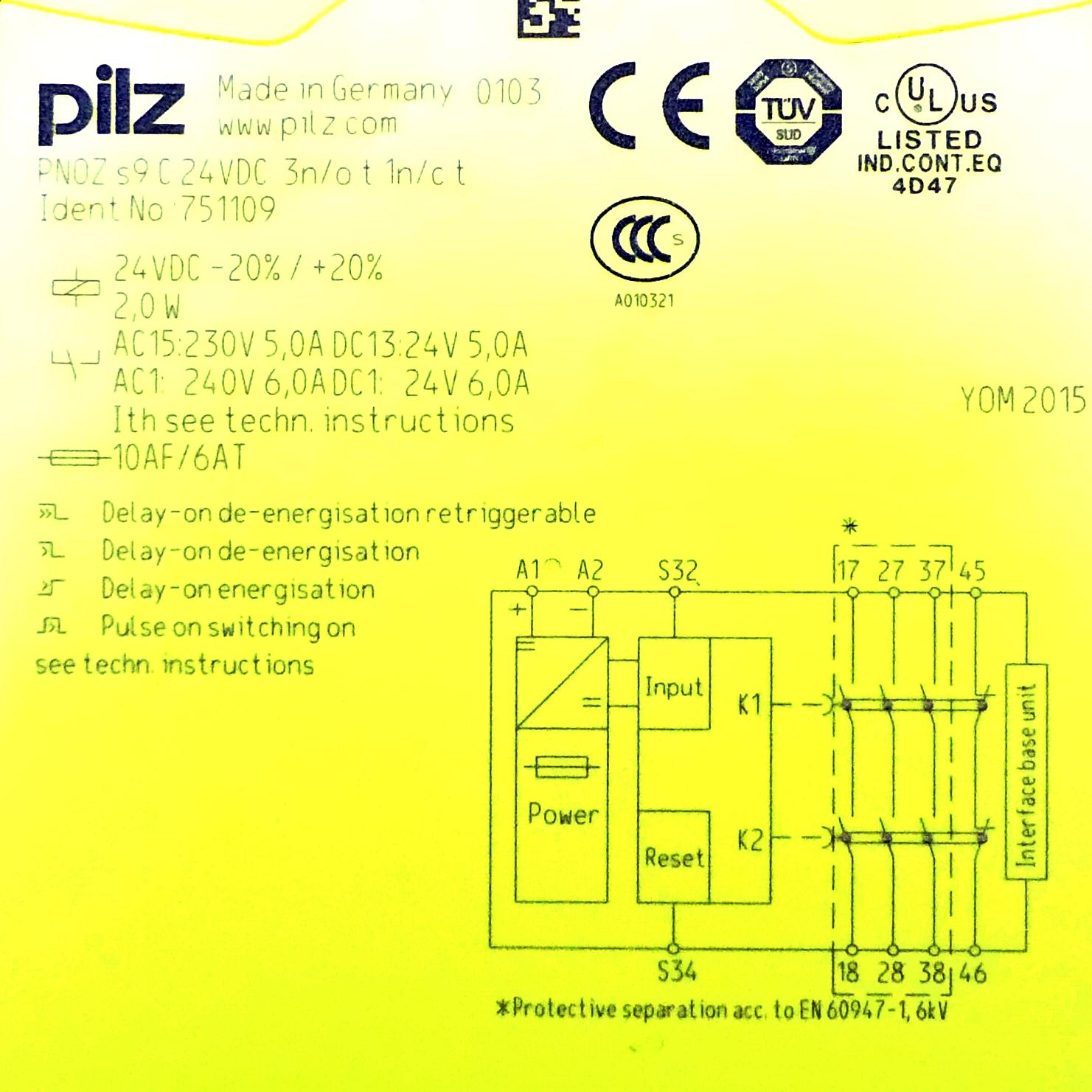 Produktfoto 2 von PILZ Sicherheitsrelais PNOZ s9 24VDC 3n/o t 1n/c t