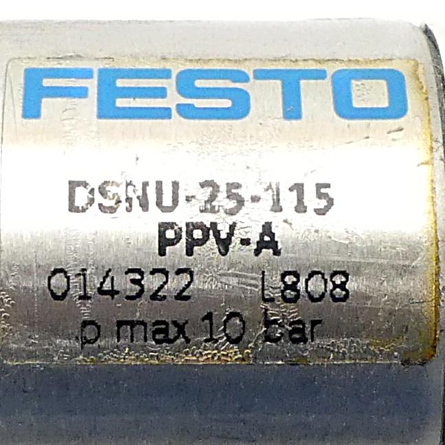 Produktfoto 2 von FESTO Rundzylinder DSNU-25-115-PPV-A