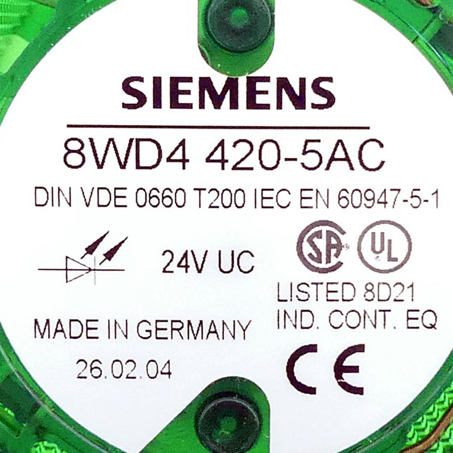 Produktfoto 2 von SIEMENS Dauerlichtelement grün