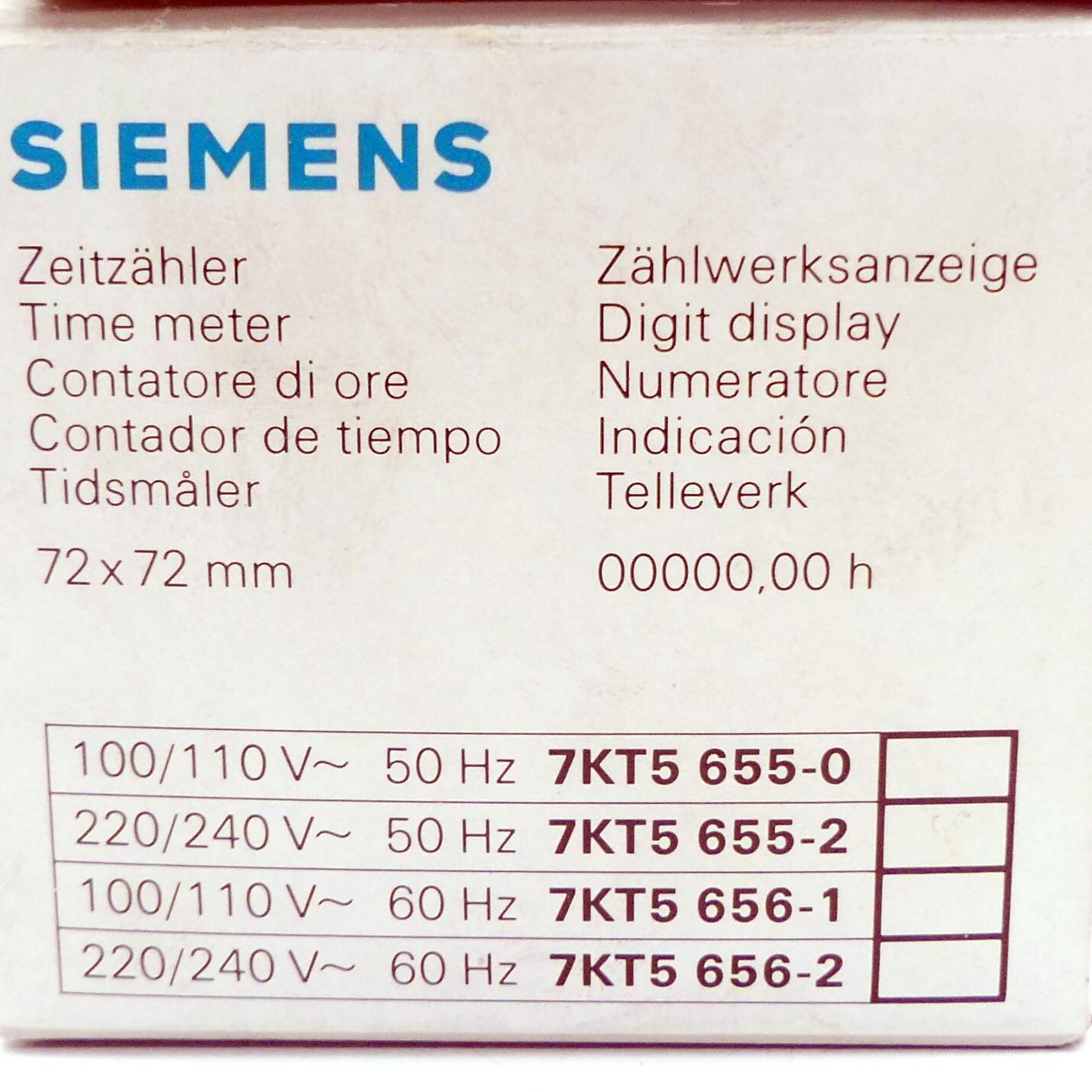 Produktfoto 2 von SIEMENS Zeitzähler 7KT5 655-2