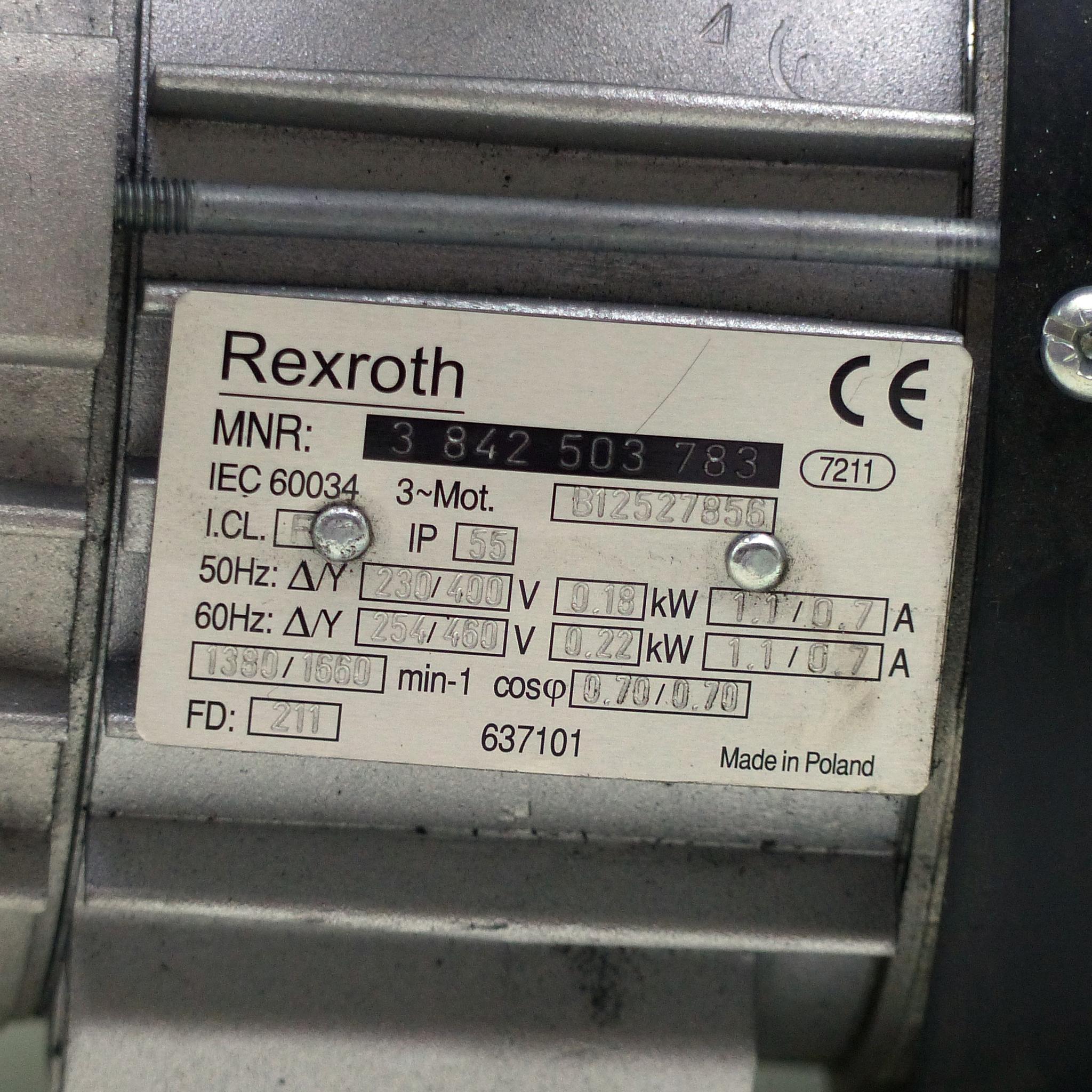 Produktfoto 2 von REXROTH Getriebemotor