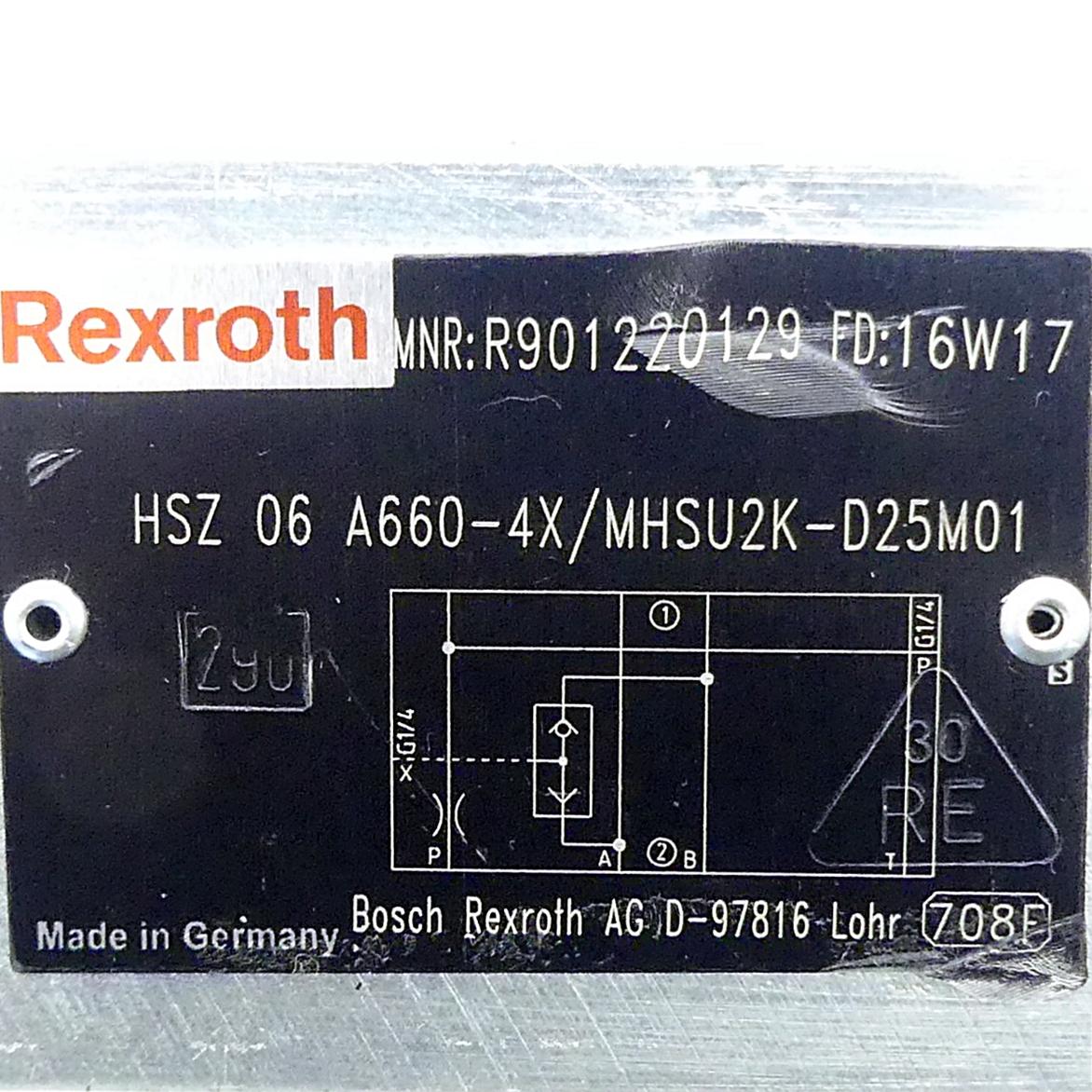 Produktfoto 2 von REXROTH Zwischenplatte R901220129