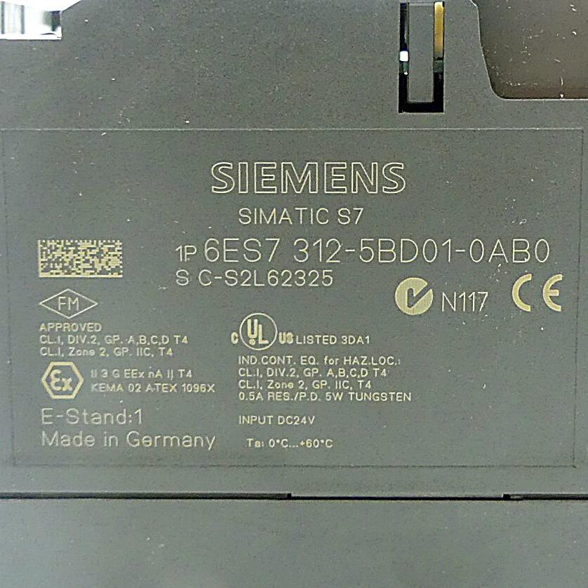 Produktfoto 2 von SIEMENS SIMATIC S7-300 CPU312C