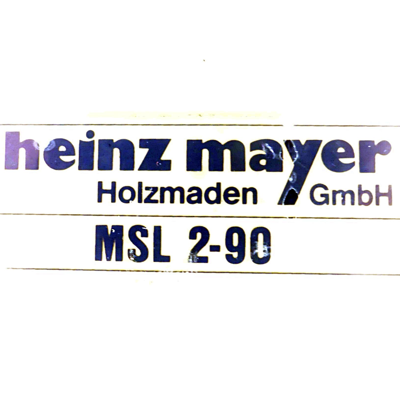 Produktfoto 2 von HEINZ MAYER Lineareinheit MSL 2-90 mit Stecker