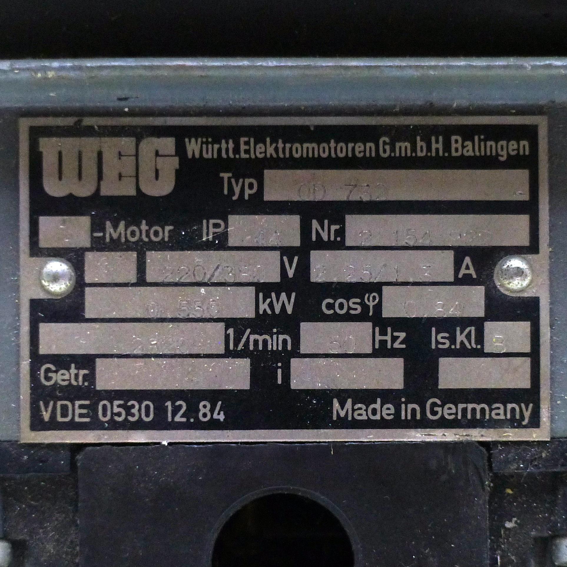 Produktfoto 2 von WEG Drehstrommotor