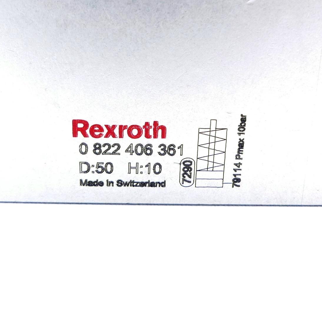 Produktfoto 2 von REXROTH Pneumatikzylinder 0 822 406 361