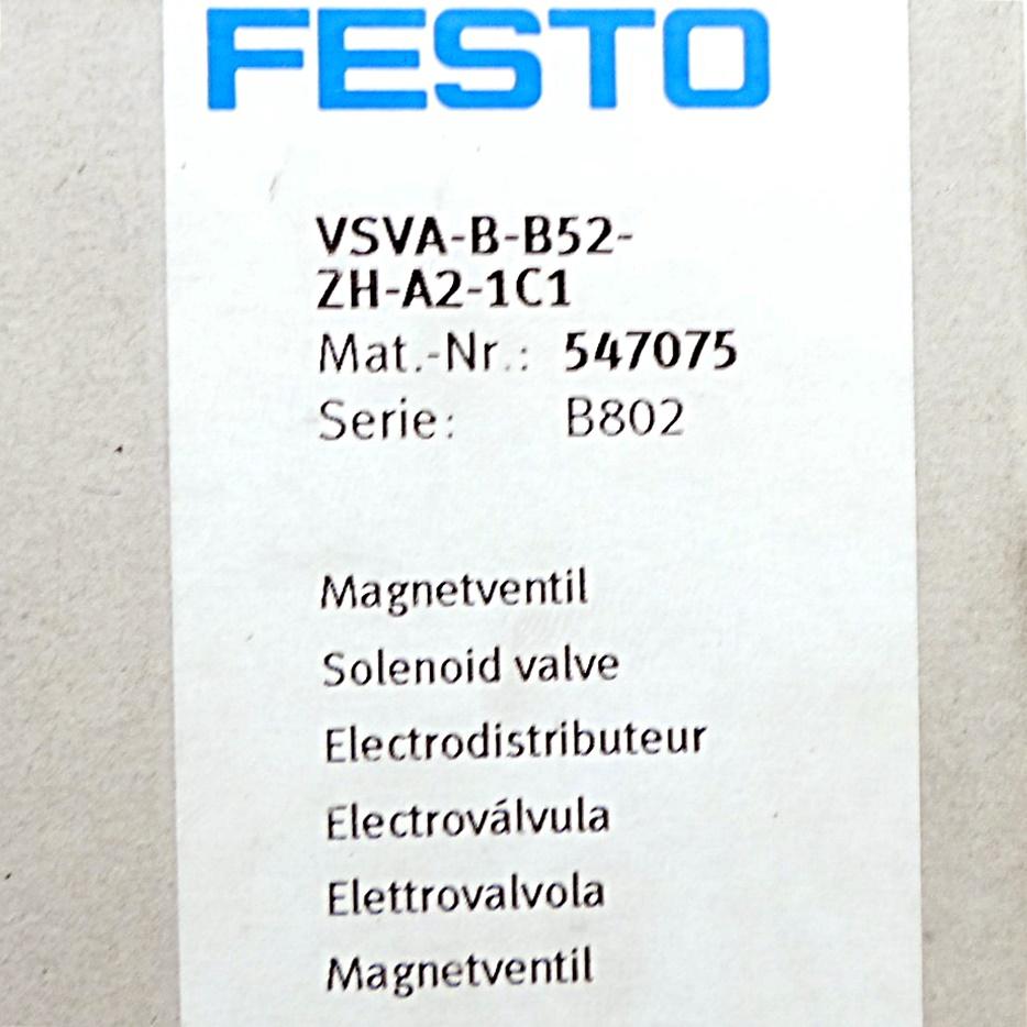 Produktfoto 2 von FESTO Magnetventil VSVA-B-B52-ZH-A2-1C1