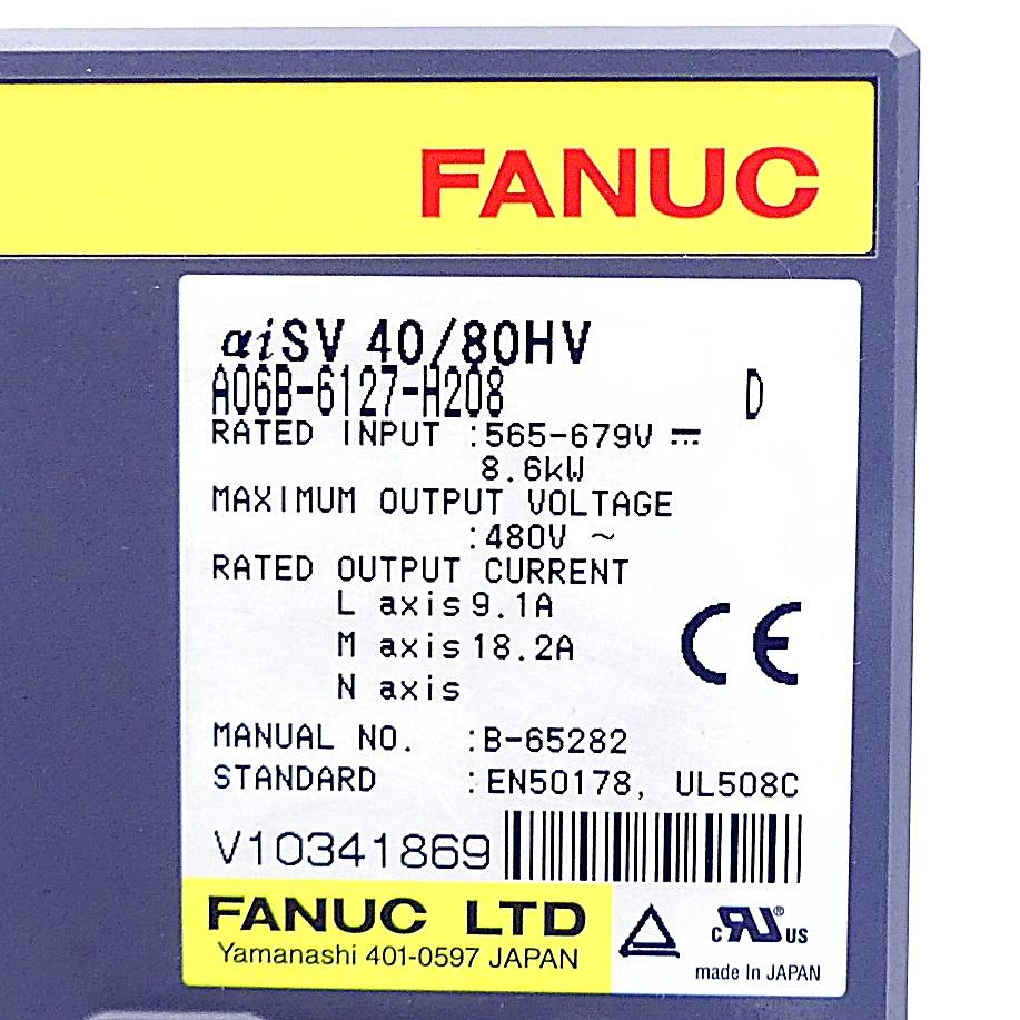 Produktfoto 2 von FANUC Servo-Verstärker aiSV 40/80HV