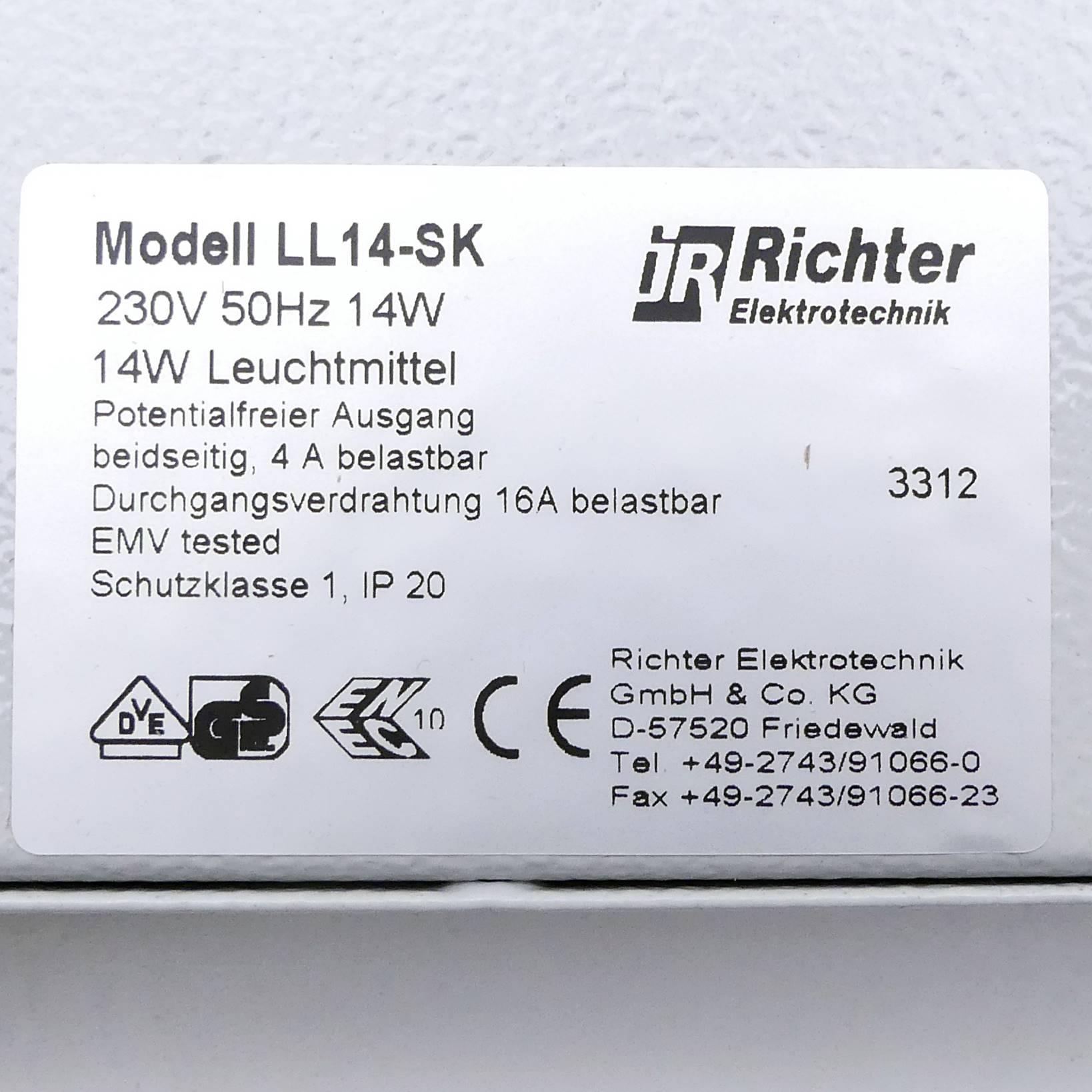 Produktfoto 2 von RICHTER ELEKTROTECHNIK Schaltschrankleuchte