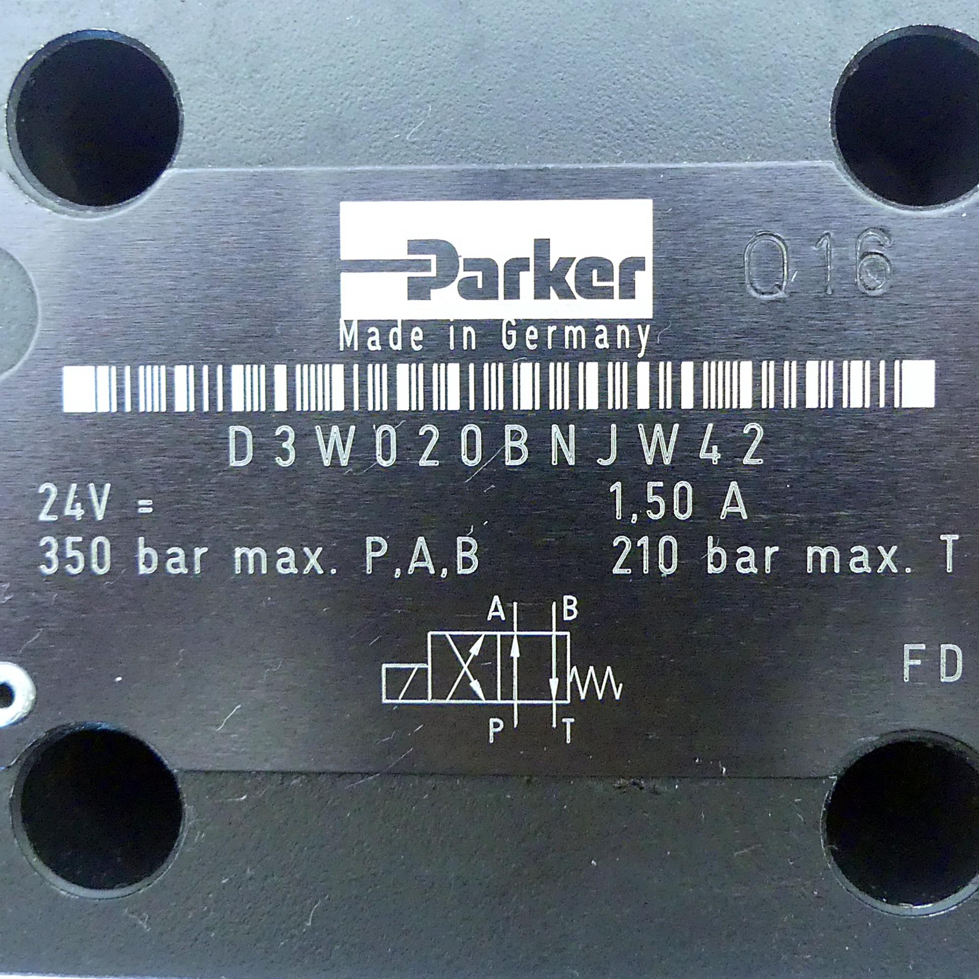 Produktfoto 2 von PARKER Magnetventil D3W020BNJW42