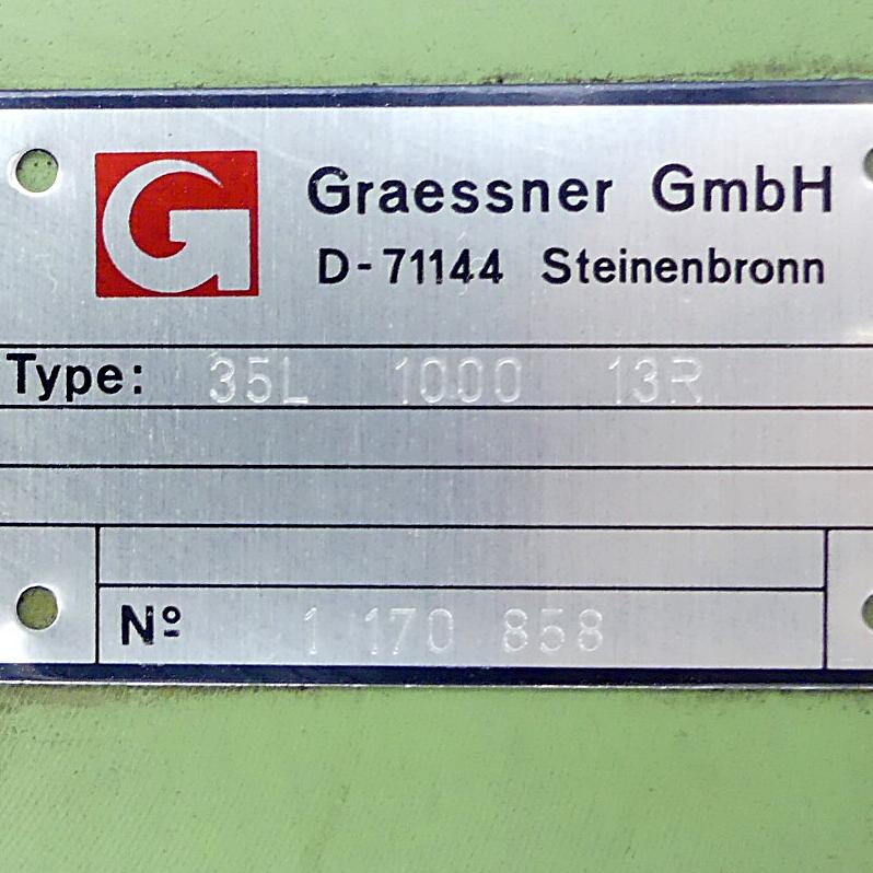 Produktfoto 2 von GRAESSNER GMBH Kegelradantrieb 35L 1000