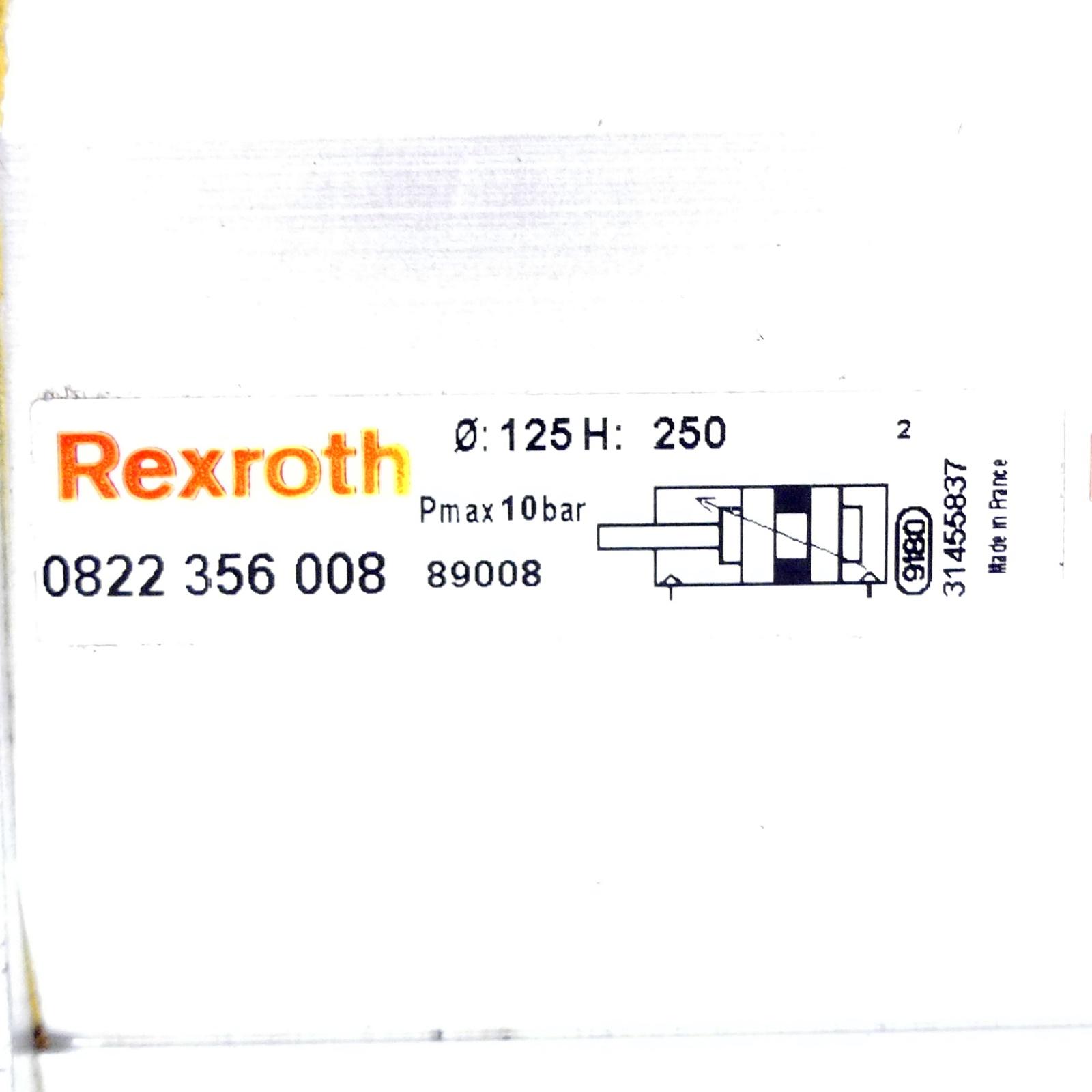 Produktfoto 2 von REXROTH Pneumatikzylinder 0 822 356 008