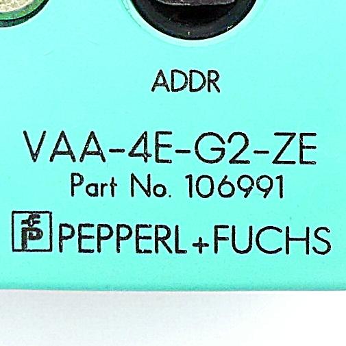 Produktfoto 2 von PEPPERL+FUCHS AS-Interface-Sensor-/Aktuatormodul VAA-4E-G2-ZE