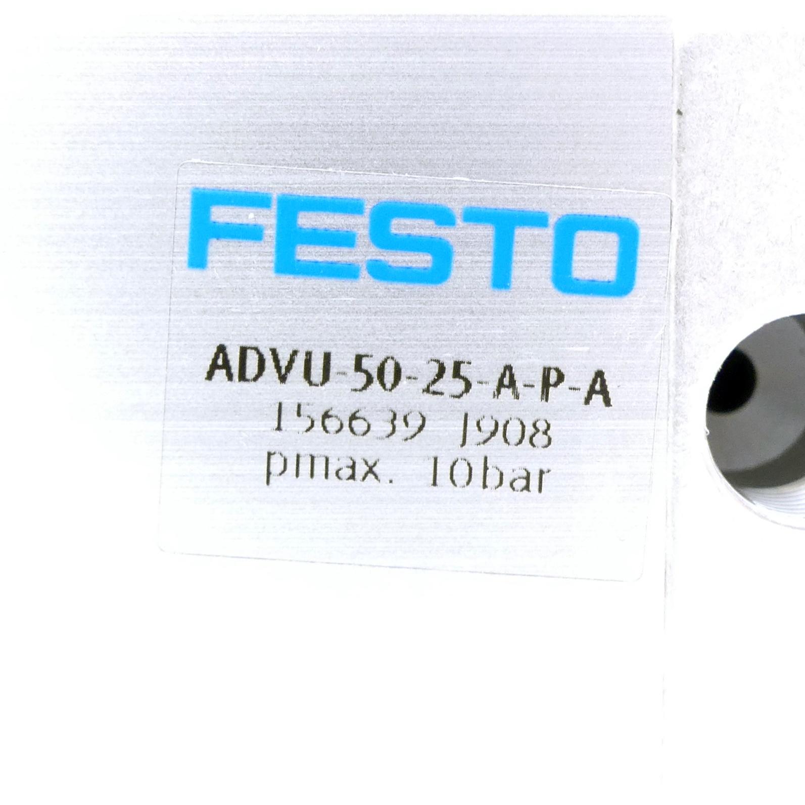 Produktfoto 2 von FESTO Pneumatikzylinder ADVU-50-25-A-P-A