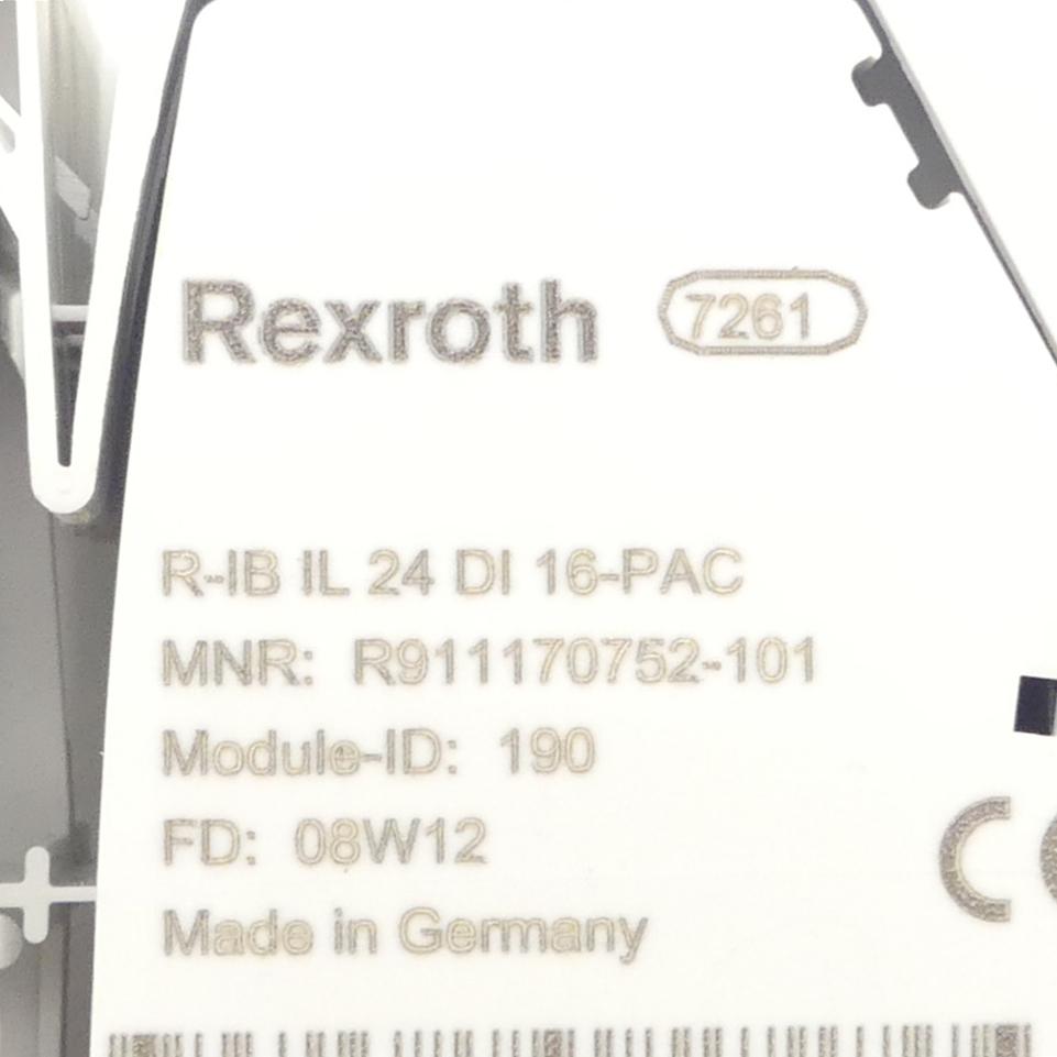 Produktfoto 2 von REXROTH Eingabeklemme R-IB IL 24 DI 16-PAC