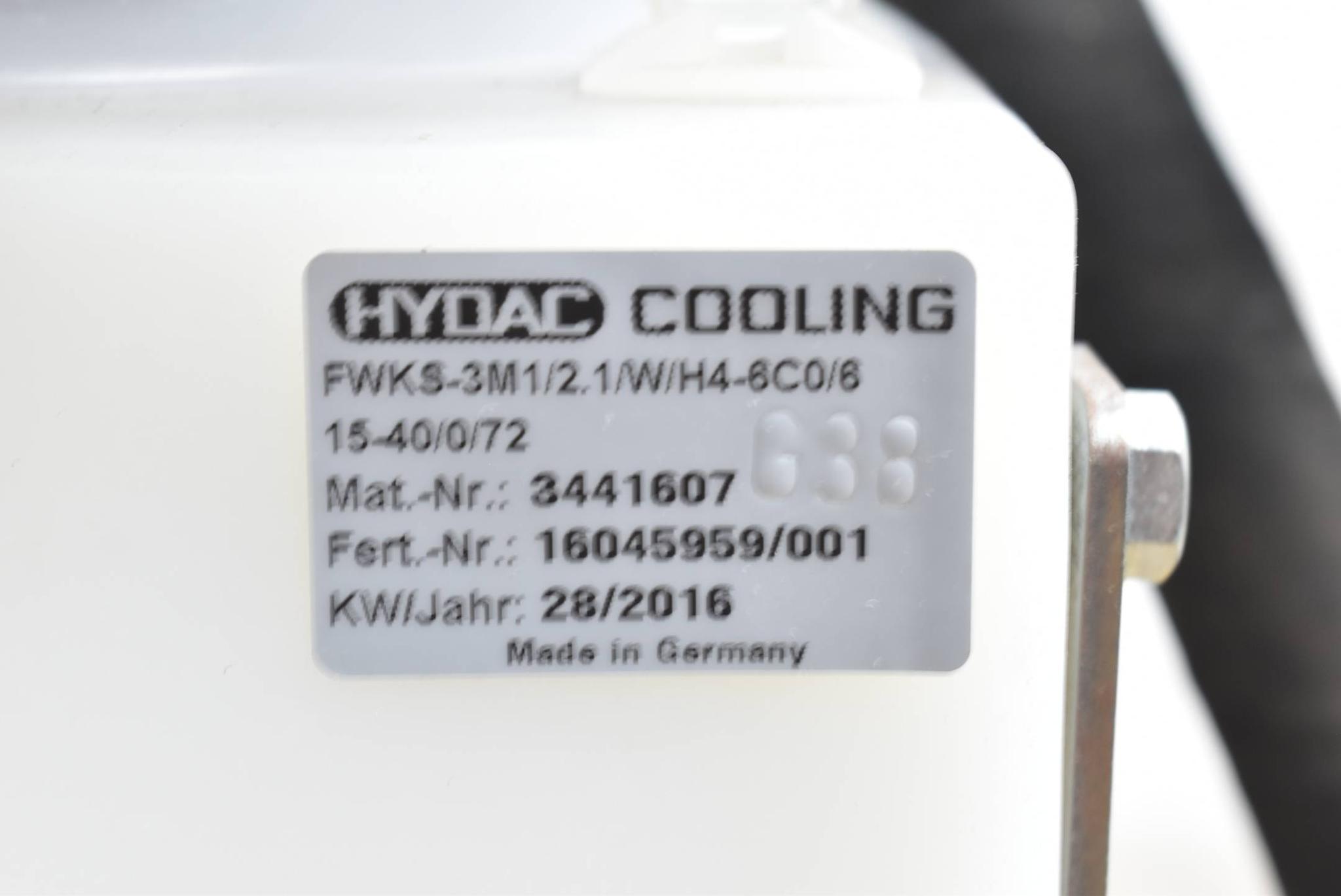 Produktfoto 3 von Hydac cooling Flüssigkeit-Wasser-Kühlsystem FWKS-3M1/2.1/W/H4-6C0/615-40/0/72