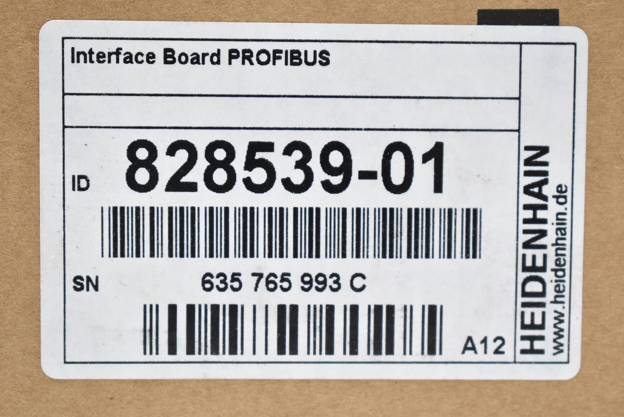 Heidenhain Interface Board Profibus ( 828539-01 ) Vers. A12