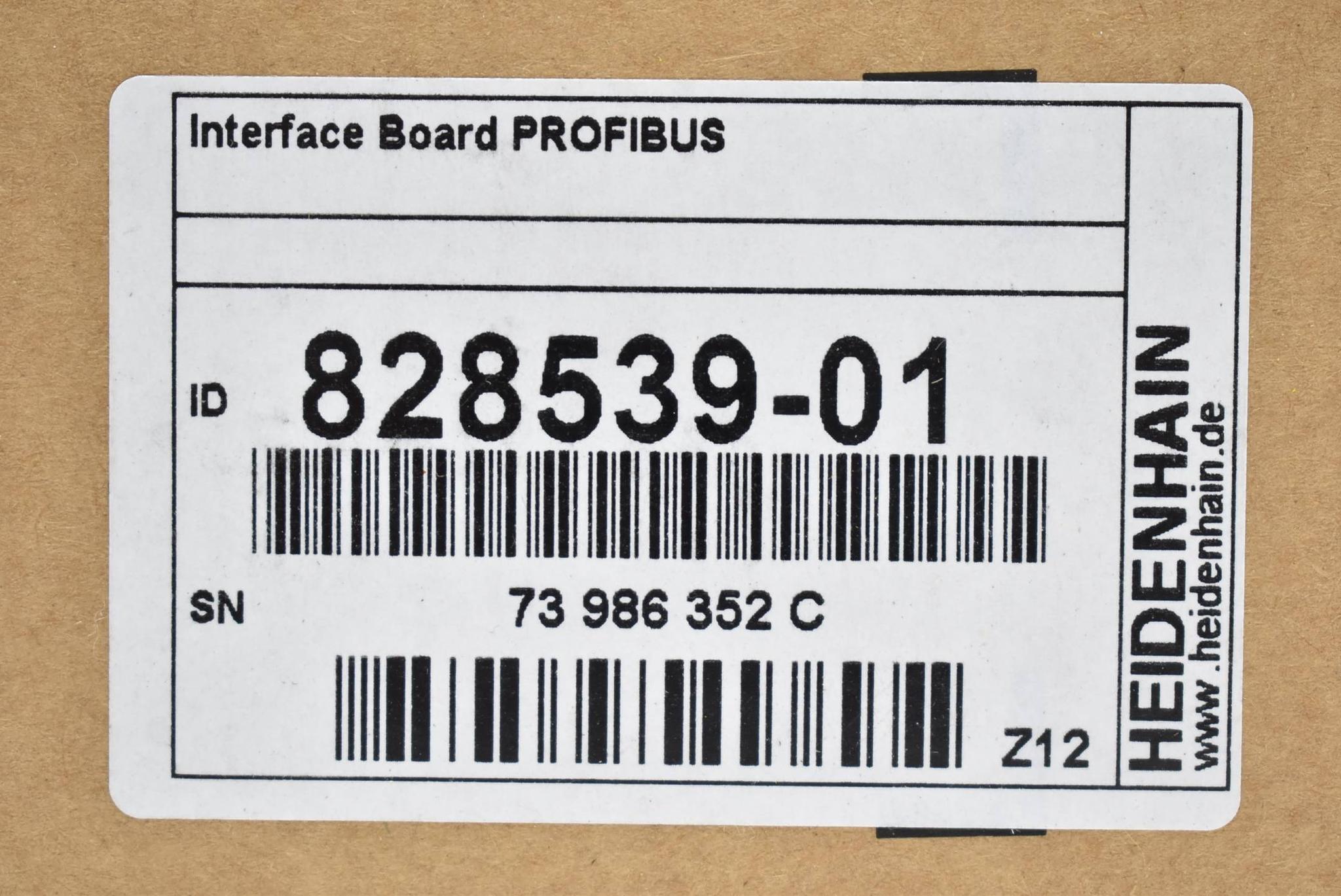 Produktfoto 1 von Heidenhain Interface Board Profibus ( 828539-01 ) Vers. Z12