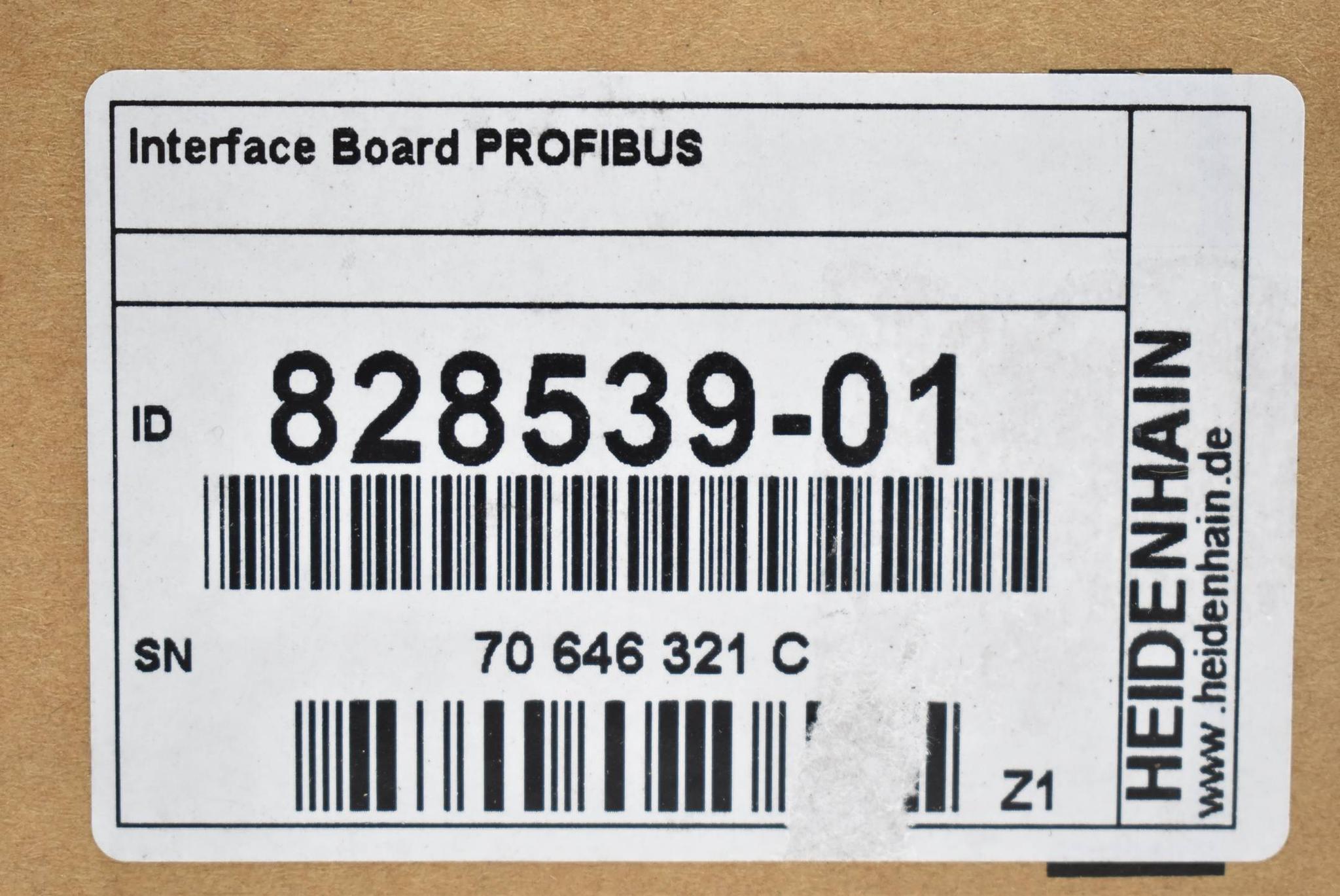 Produktfoto 1 von Heidenhain Interface Board Profibus ( 828539-01 ) Vers. Z1