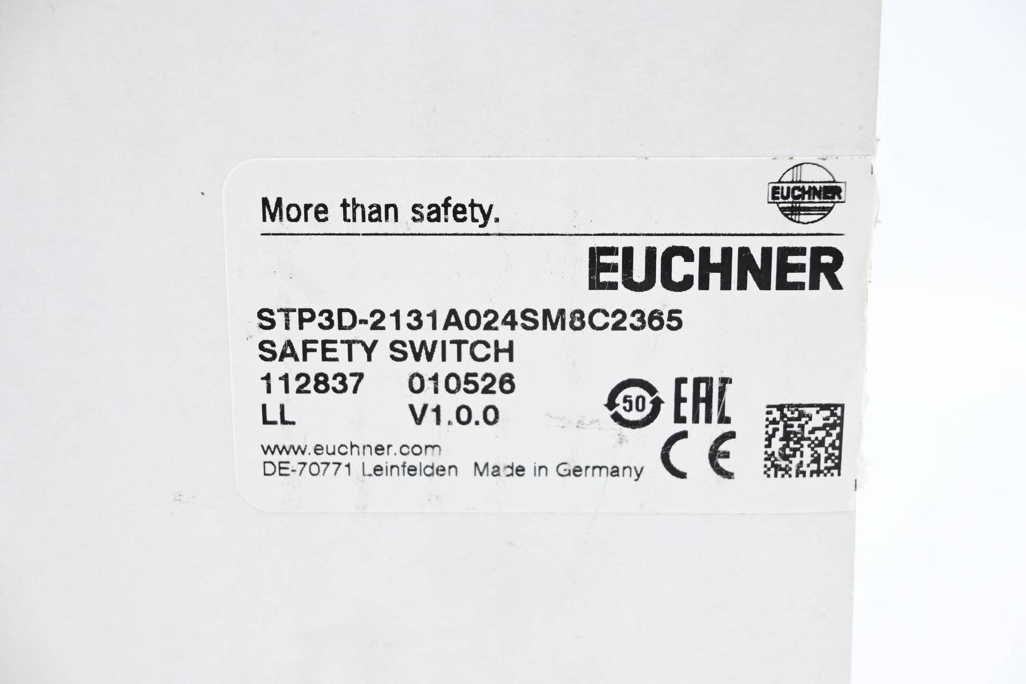 Produktfoto 3 von Euchner Sicherheitsschalter STP3D-2131A024SM8C2365 ( 112837 )