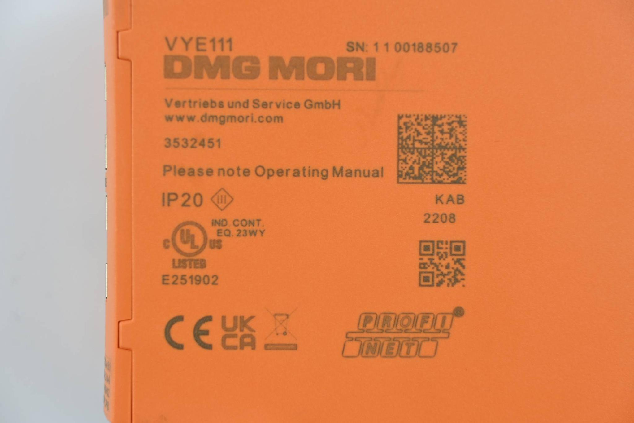 Produktfoto 2 von DMG Mori IFM Profinet VYE111 ( 3532451 )