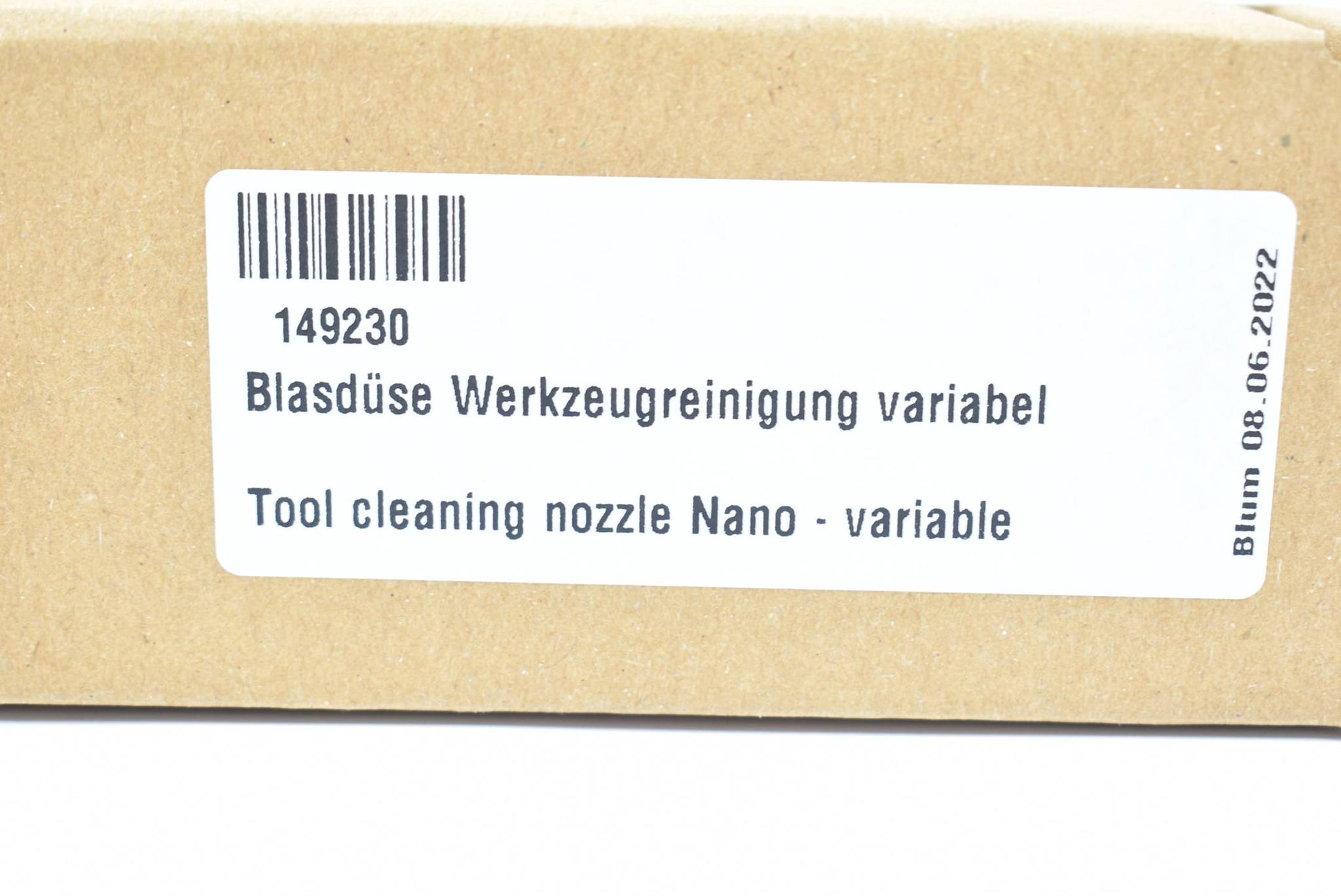 Blum Blasdüse Werkzeugreinigung variabel 149230