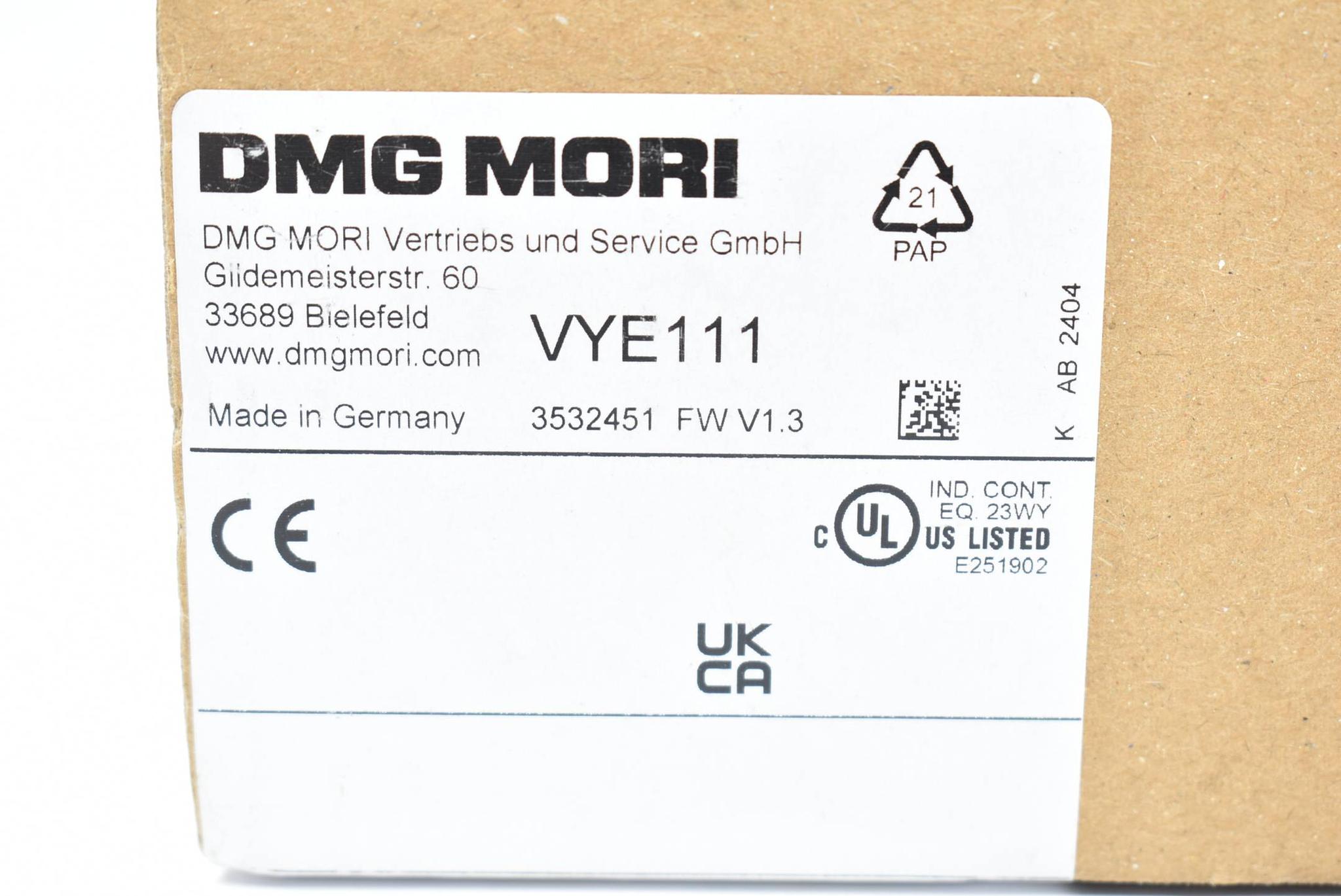 Produktfoto 4 von DMG Mori IFM Profinet VYE111 ( 3532451 )