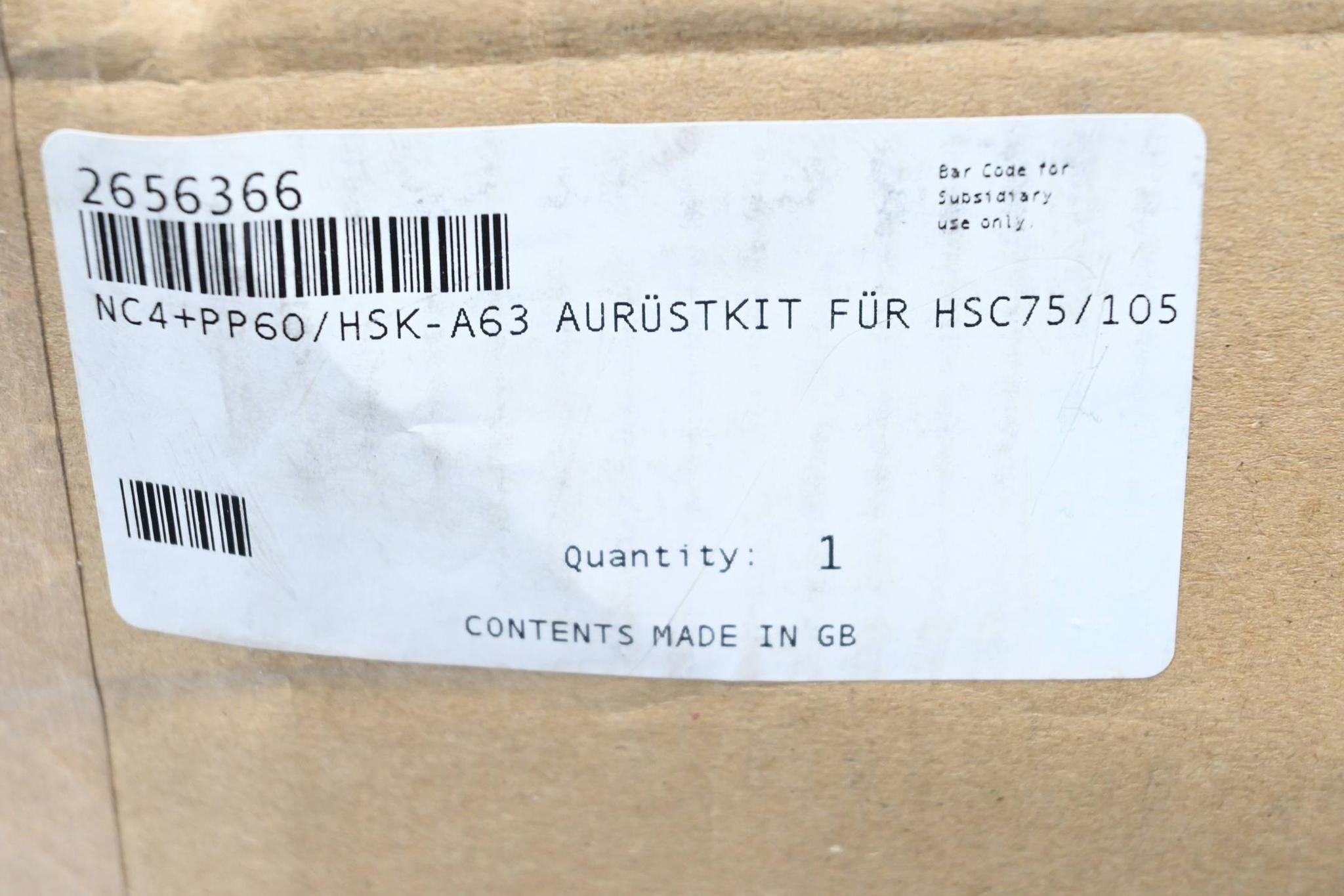 Renishaw NC4+PP60 / HSK-A63 Aurüstkit für HSC 75/105