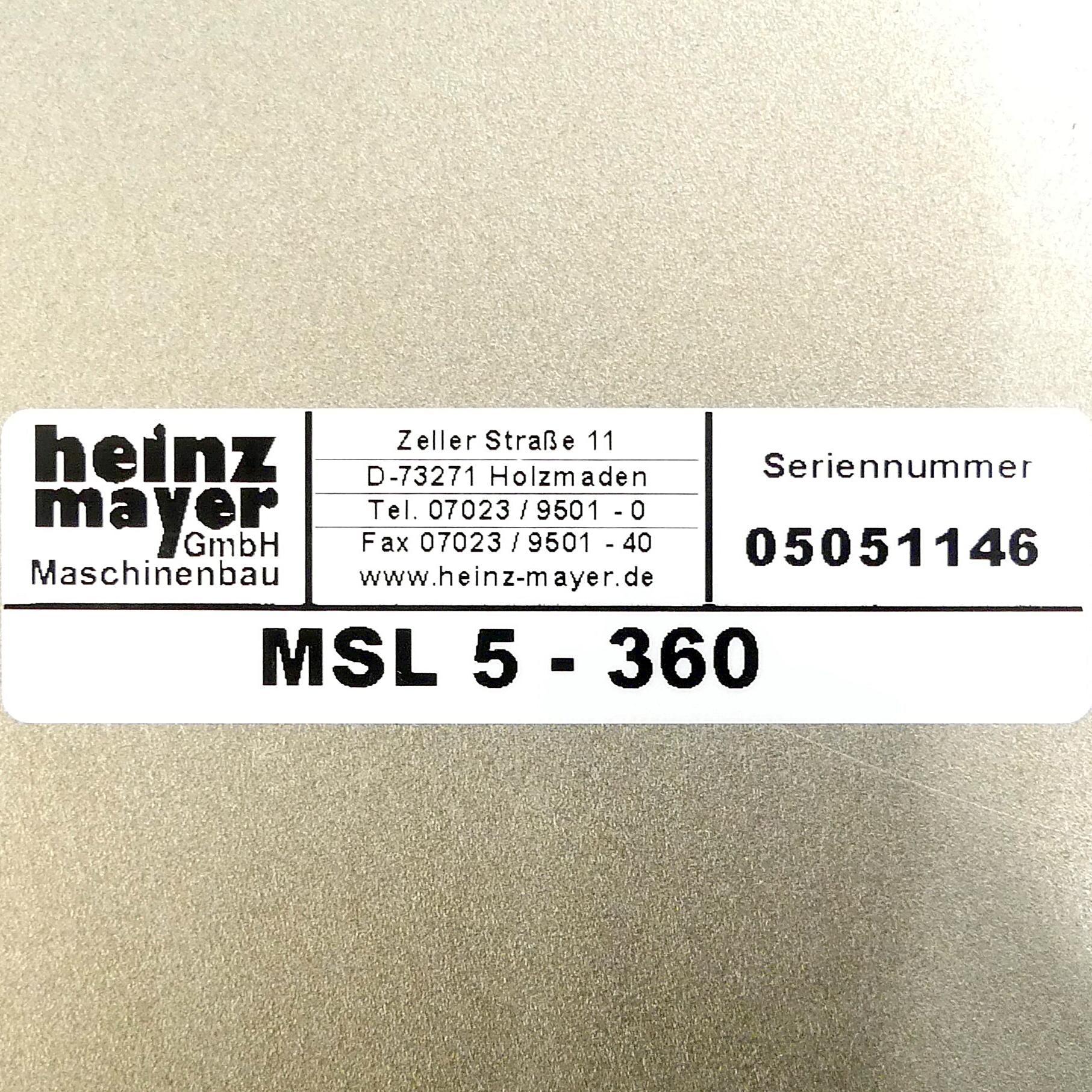 Produktfoto 2 von HEINZ MAYER Lineareinheit