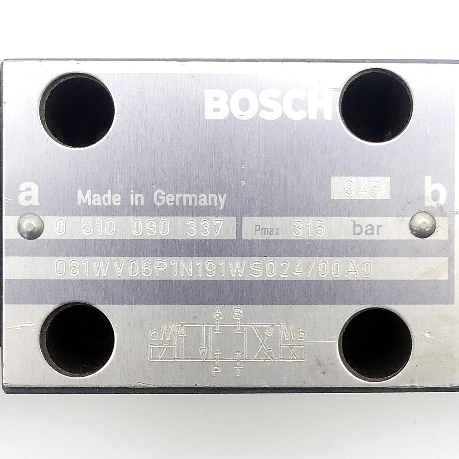 Produktfoto 2 von BOSCH 4/3 Wegeventil 081WV06P1N191WS024/00A0