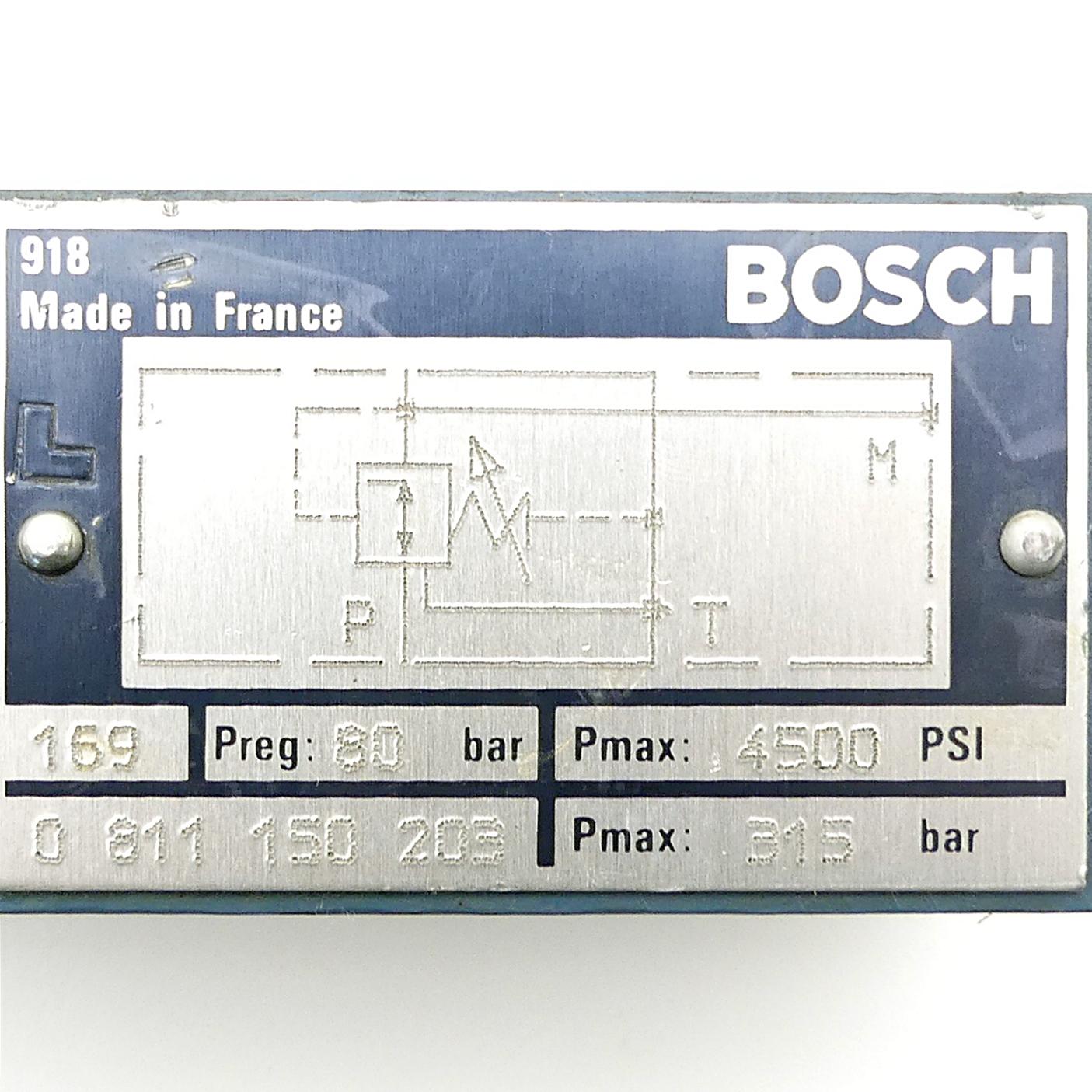 Produktfoto 2 von BOSCH Druckbegrenzungsventil