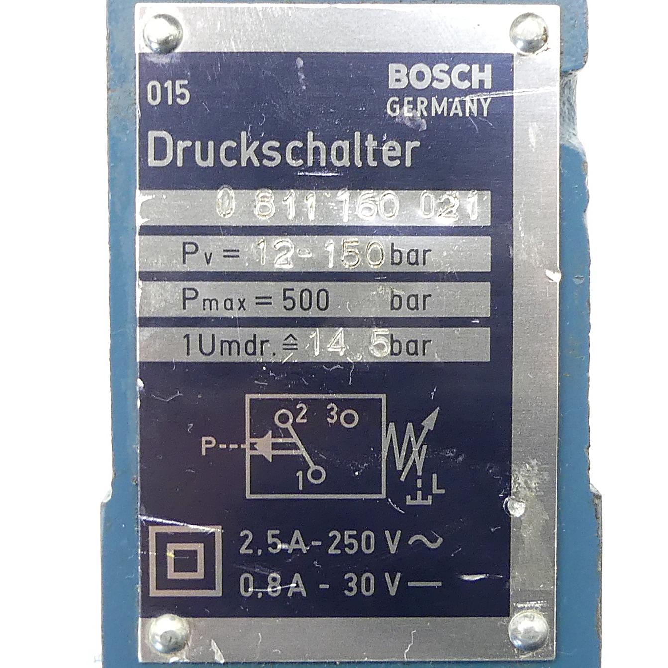 Produktfoto 2 von BOSCH Druckschalter