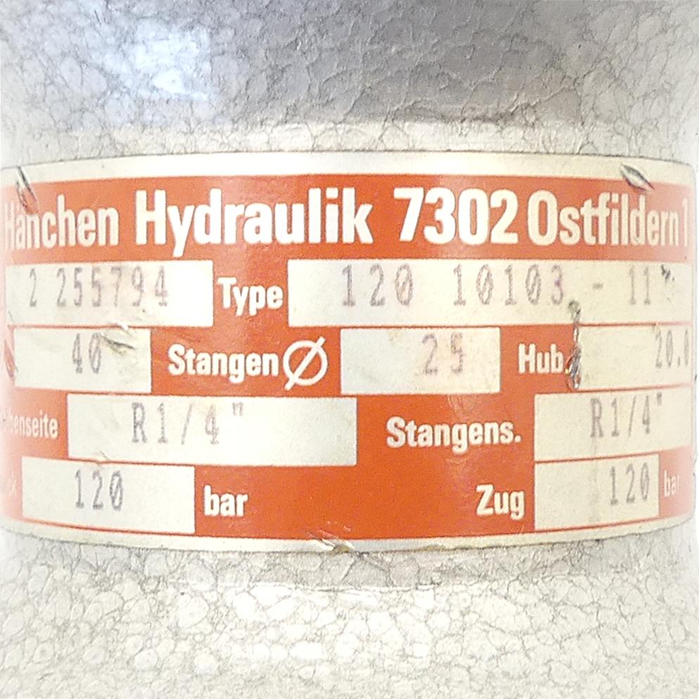 Produktfoto 2 von HäNCHEN HYDRAULIK Hydraulikzylinder 40 x 20