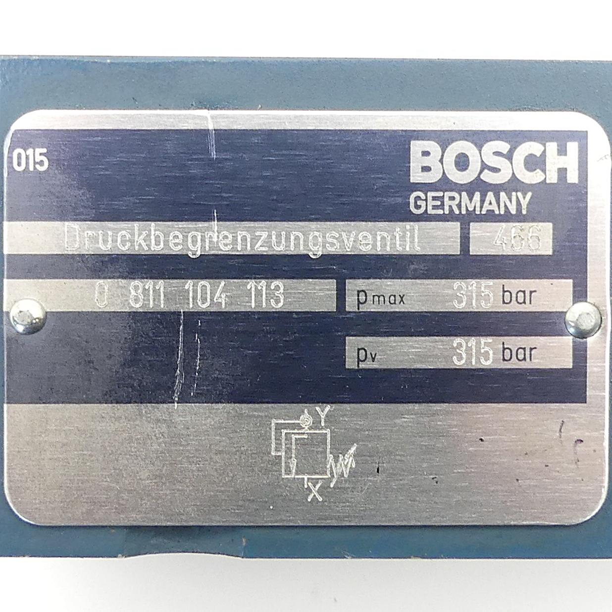 Produktfoto 2 von BOSCH Druckbegrenzungsventil