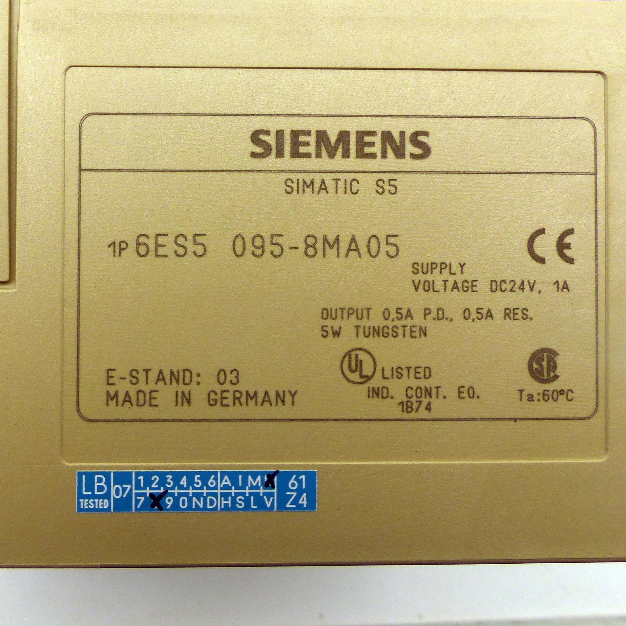 Produktfoto 2 von SIEMENS Simatic S5-95U Kompaktgerät