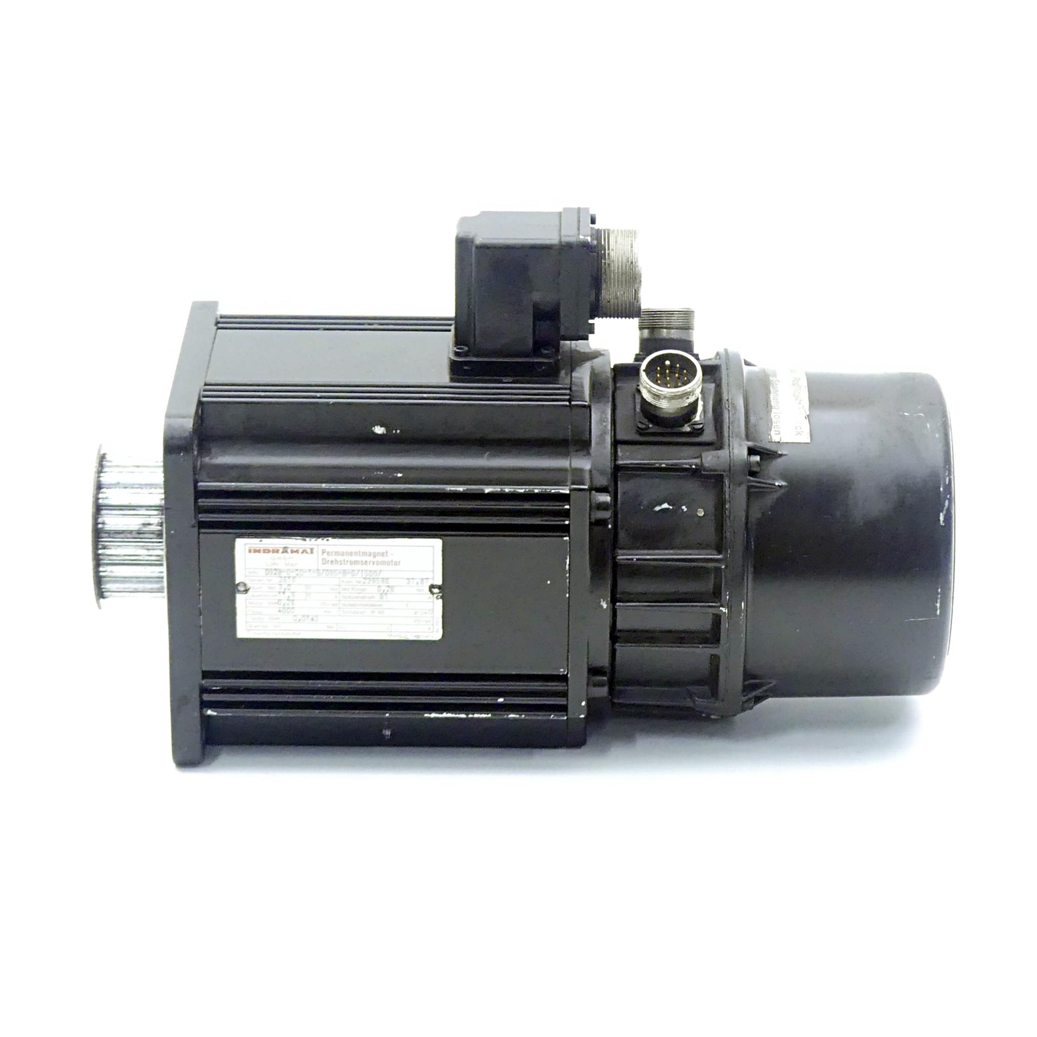 Produktfoto 3 von INDRAMAT Permanentmagnet Drehstromservomotor 092B-0-0D-1-B/095-B-0/I500/