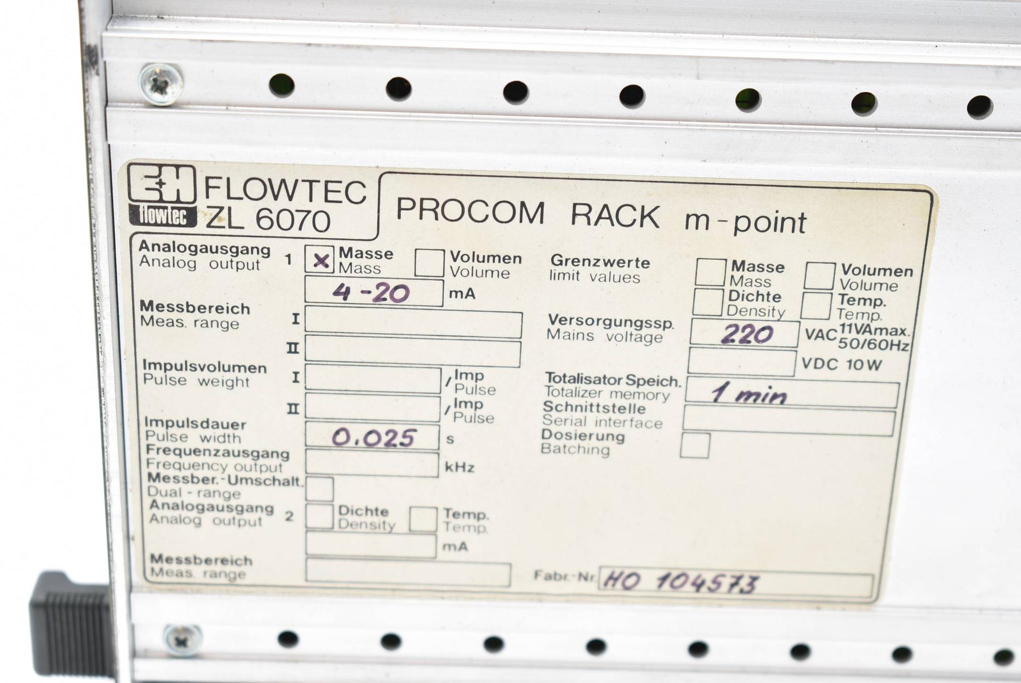 Produktfoto 2 von Endress+Hauser Flowtec ZL 6070 ( ZL6070 )