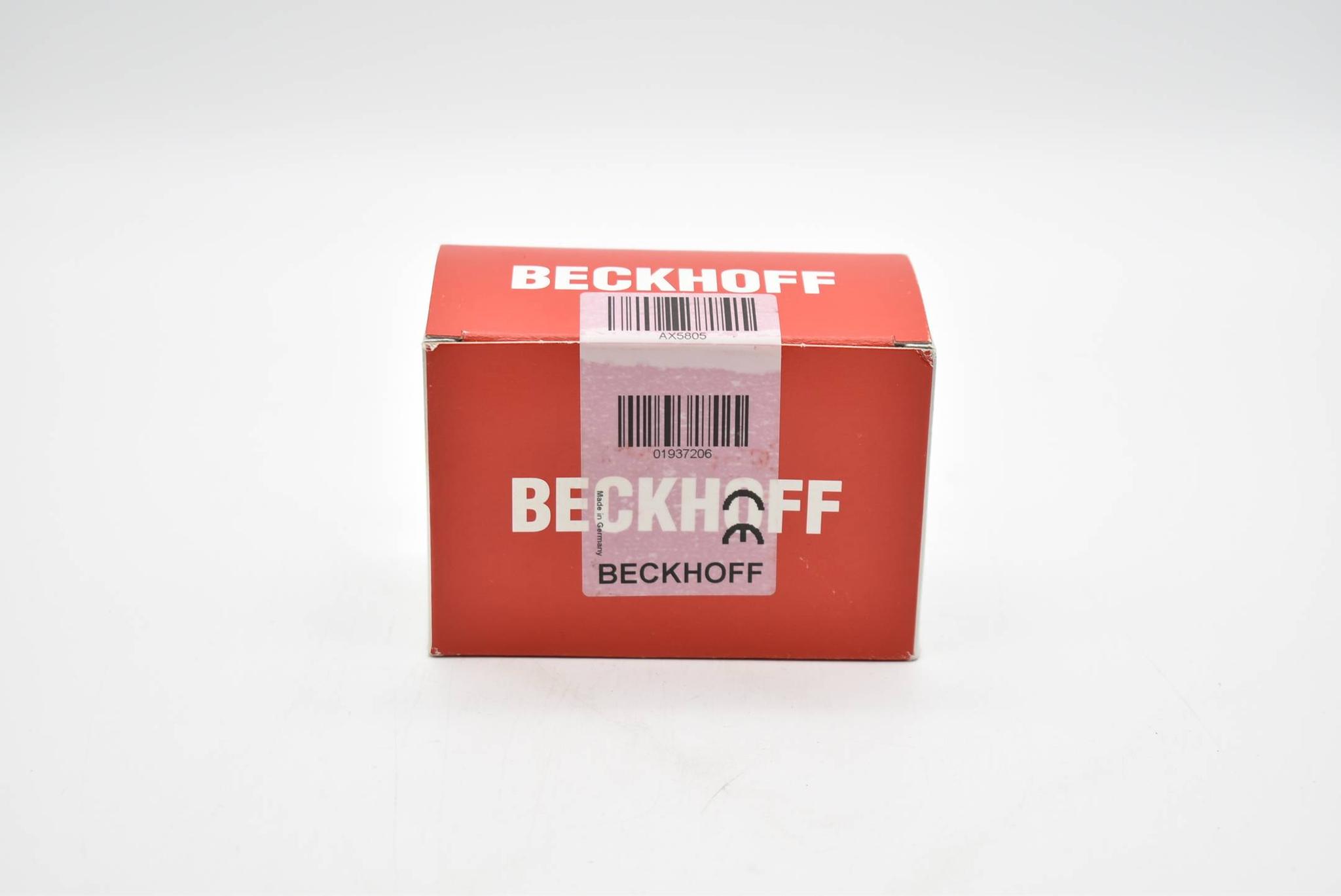 Beckhoff 1/0 series AX5805 01937206