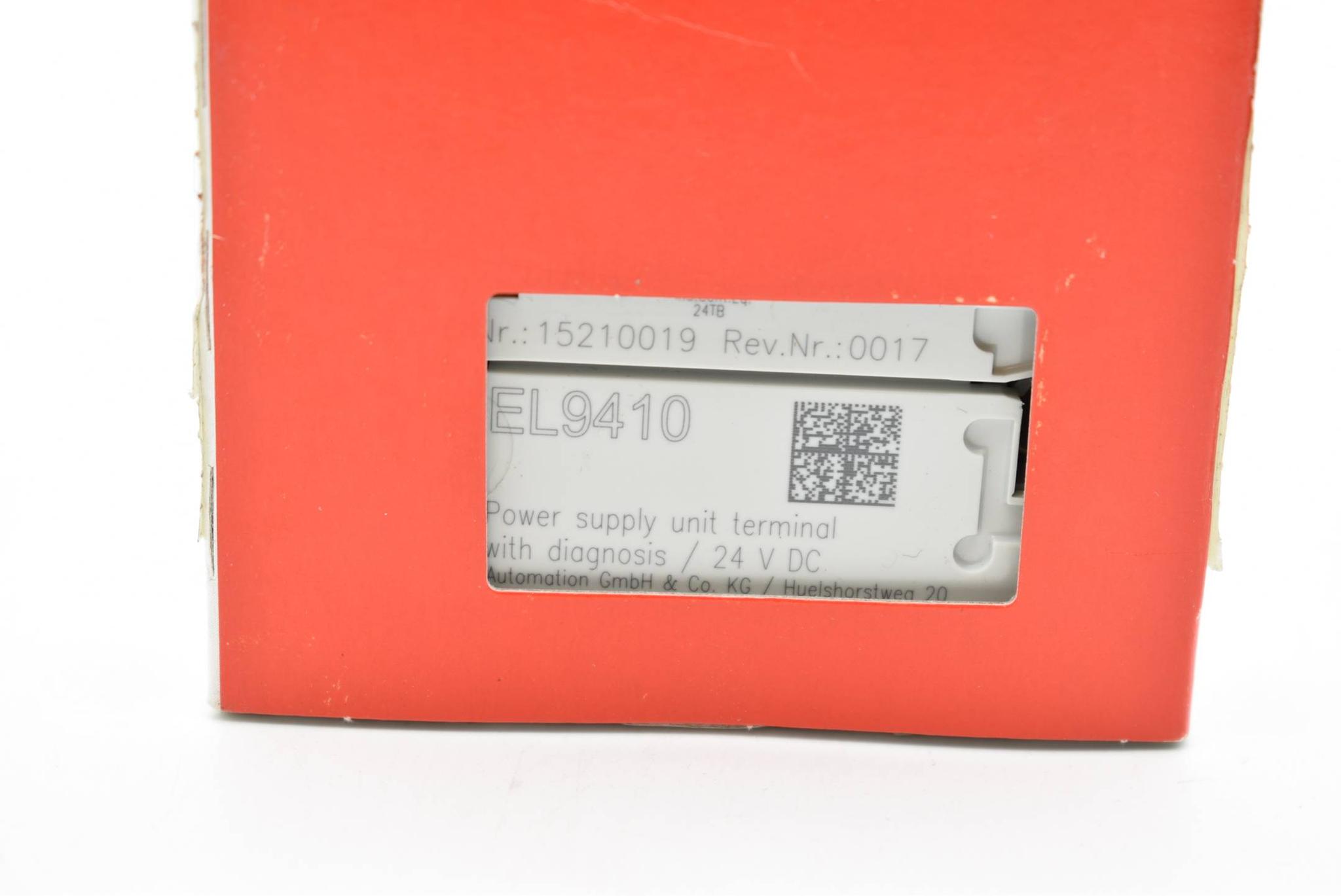 Produktfoto 2 von Beckhoff Power Supply Unit Terminal EL9410 ( EL 9410 )