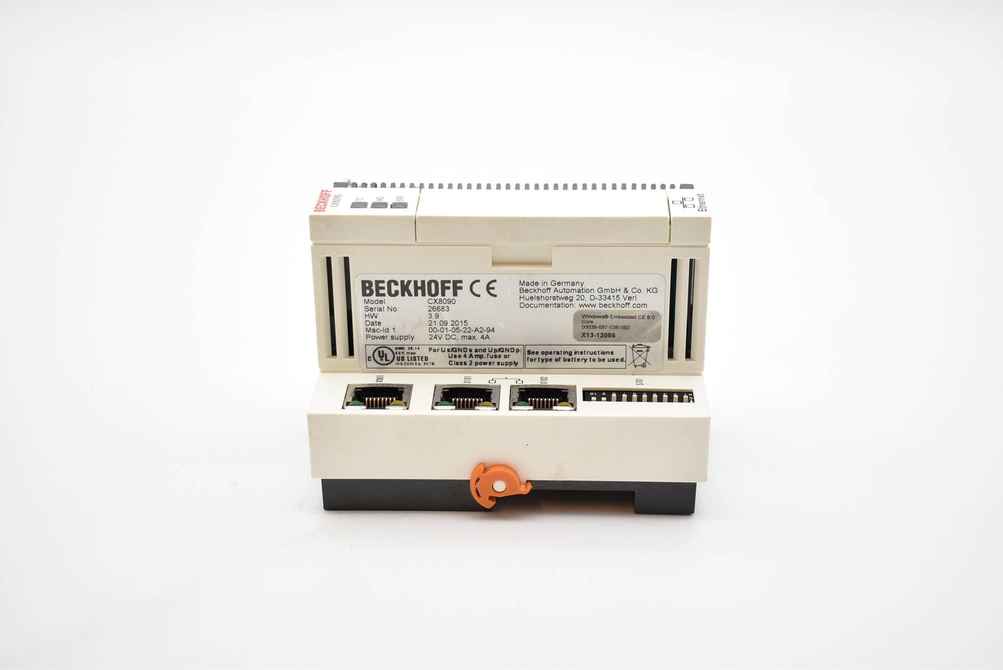 Produktfoto 2 von Beckhoff Ethernet-Embedded-PC CX8090 ( CX 8090 )