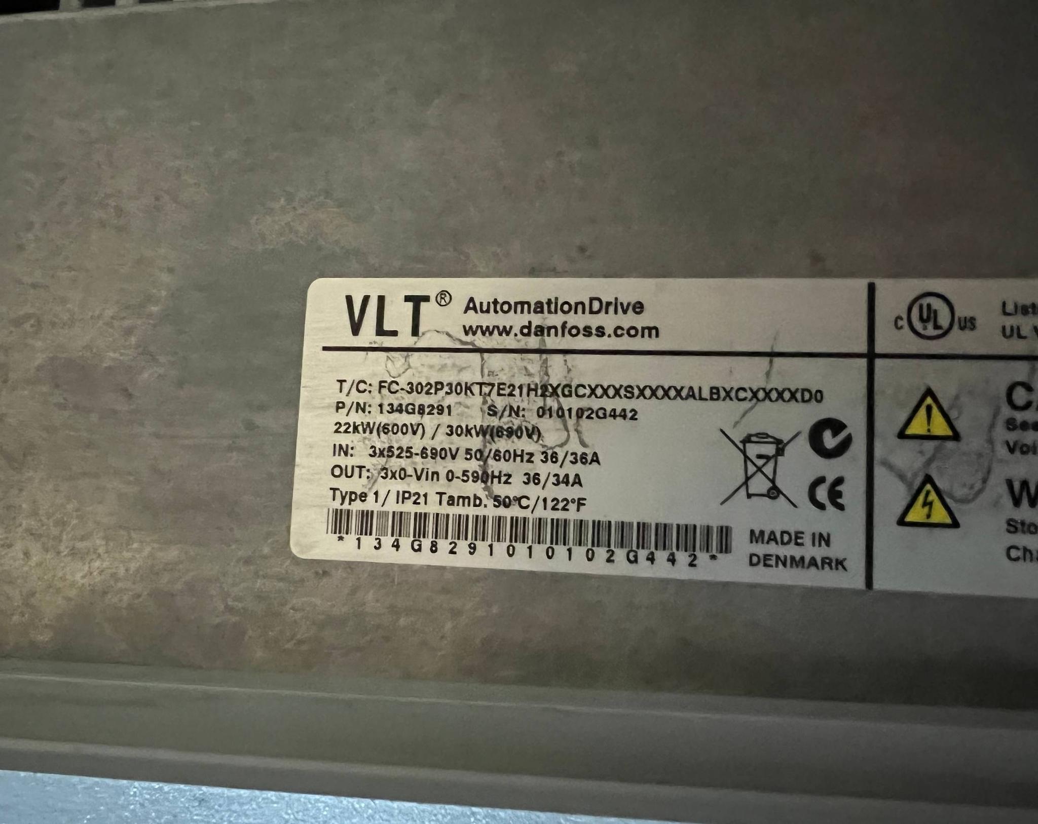 Produktfoto 1 von Danfoss VLT AutomationDrive FC-302P30KT7E21H2XGCXXXSXXXXALBXCXXXXD0 ( 134G8291 )