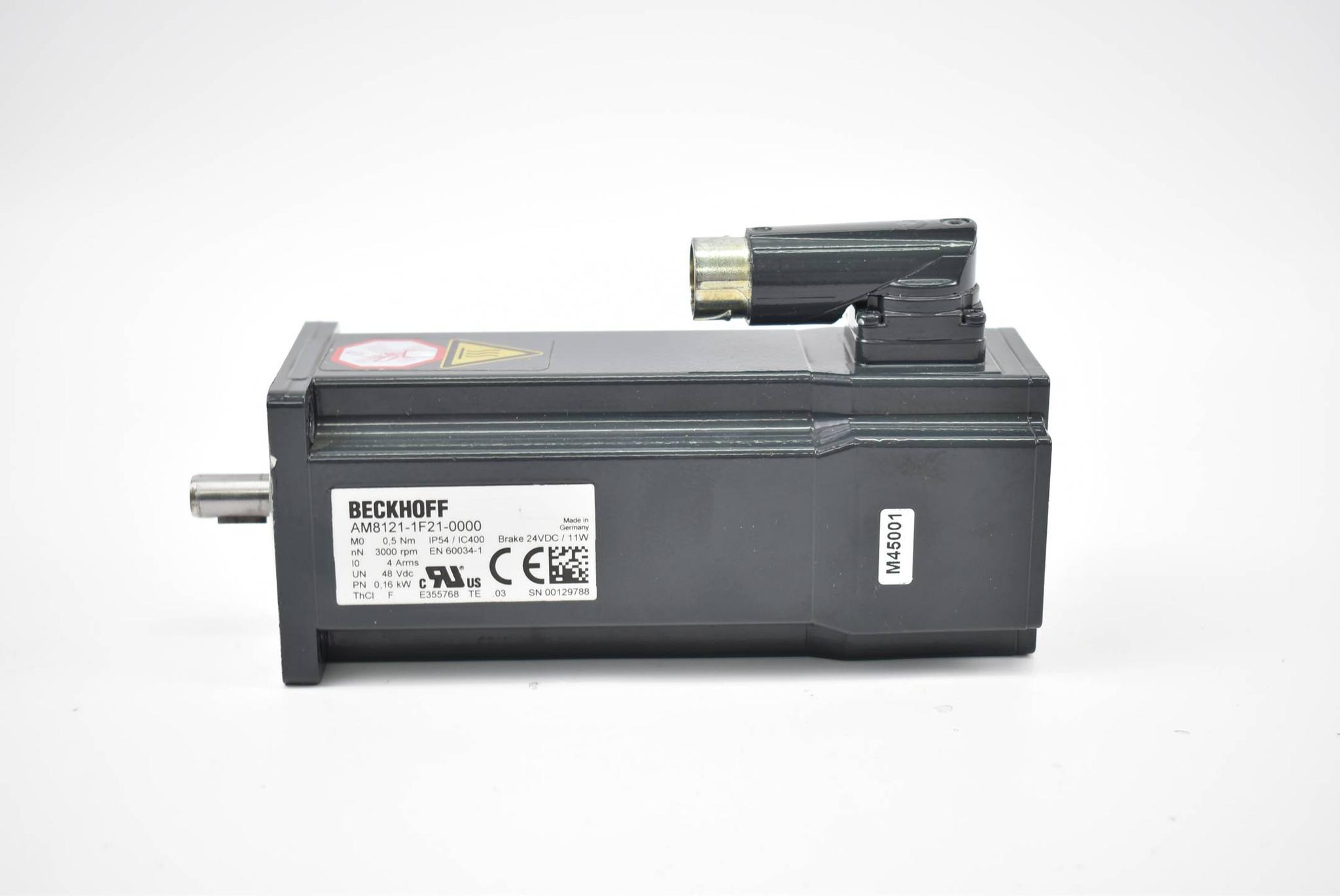 Produktfoto 2 von Beckhoff Servomotor ( 0,5Nm 24VDC 11W 0,16kW ) AM8121-1F21-0000