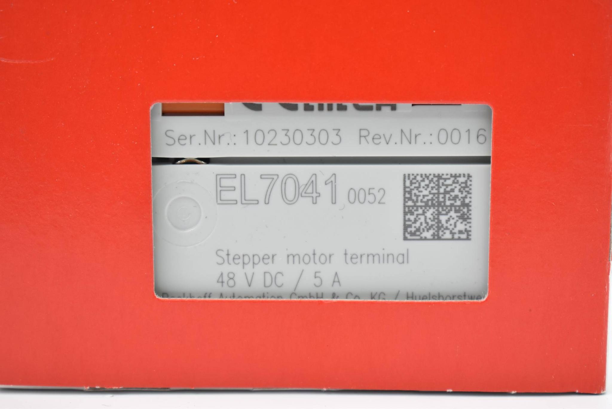 Produktfoto 2 von Beckhoff EtherCAT-Klemme 1-Kanal-Motion-Interface EL7041-0052 ( EL 7041-0052 )