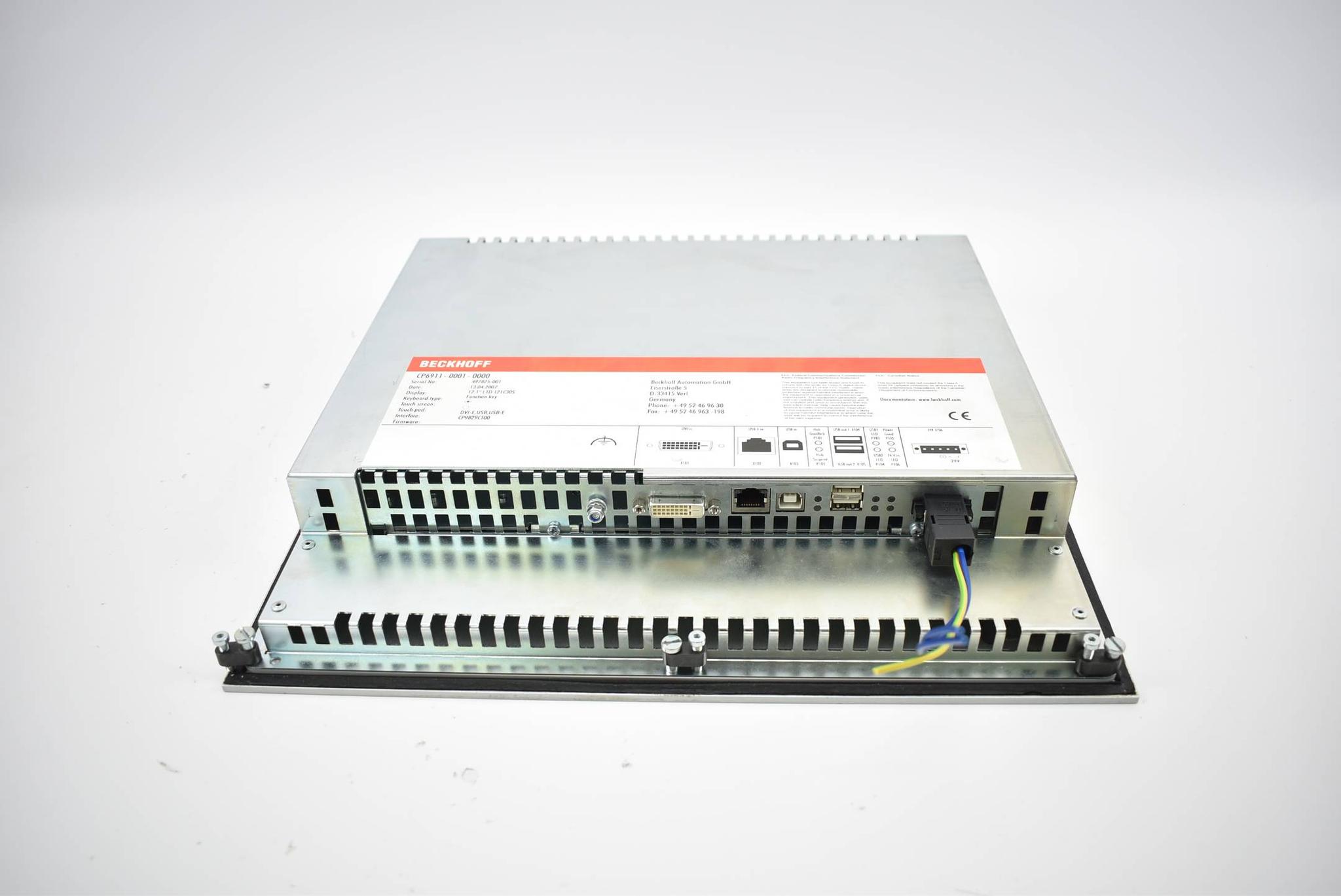 Produktfoto 2 von Beckhoff Economy-Einbau-Control-Panel CP6911-0001-0000 ( 12.1" LTD 121C30S )