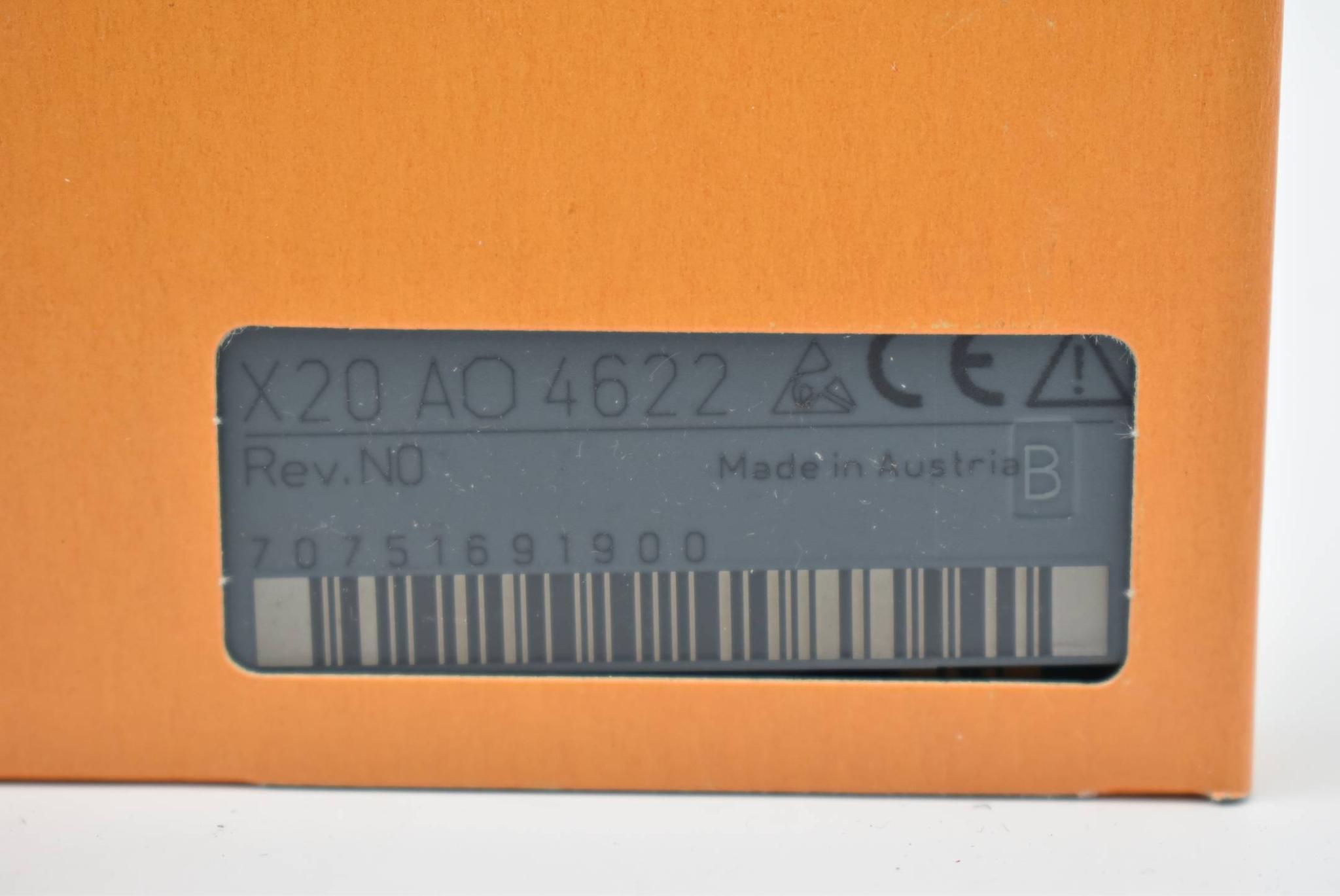 Produktfoto 1 von B&R automation anal. Ausgangsmodul X20 AO 2462 ( X20AO4622 ) X20 A0 2462 Rev. N0