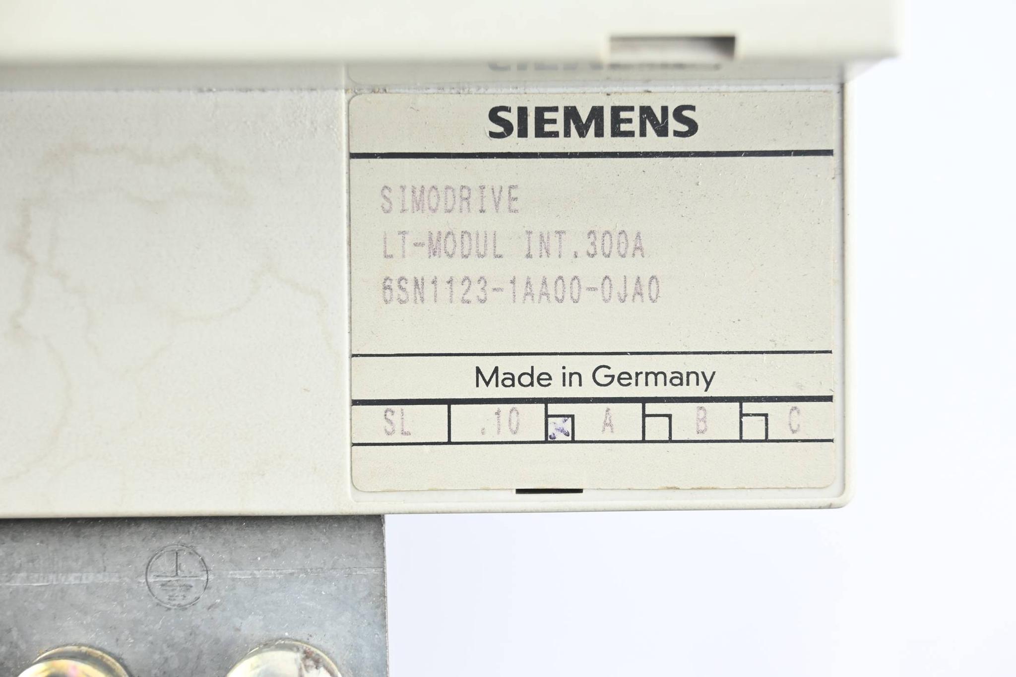 Produktfoto 3 von Siemens Simodrive 611 LT-Modul 6SN1123-1AA00-0JA0 ( 6SN1 123-1AA00-0JA0 )Ver. A