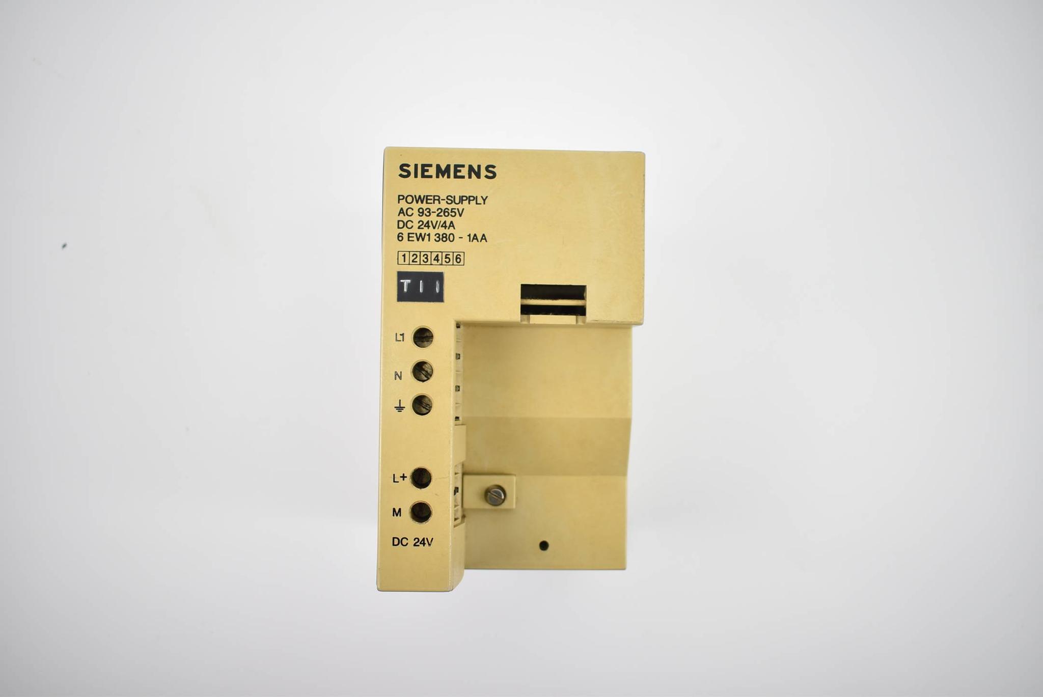 Siemens Stromversorgung Lastnetzgerät 6EW1 380-1AA ( 6EW1380-1AA ) 24VDC 4A