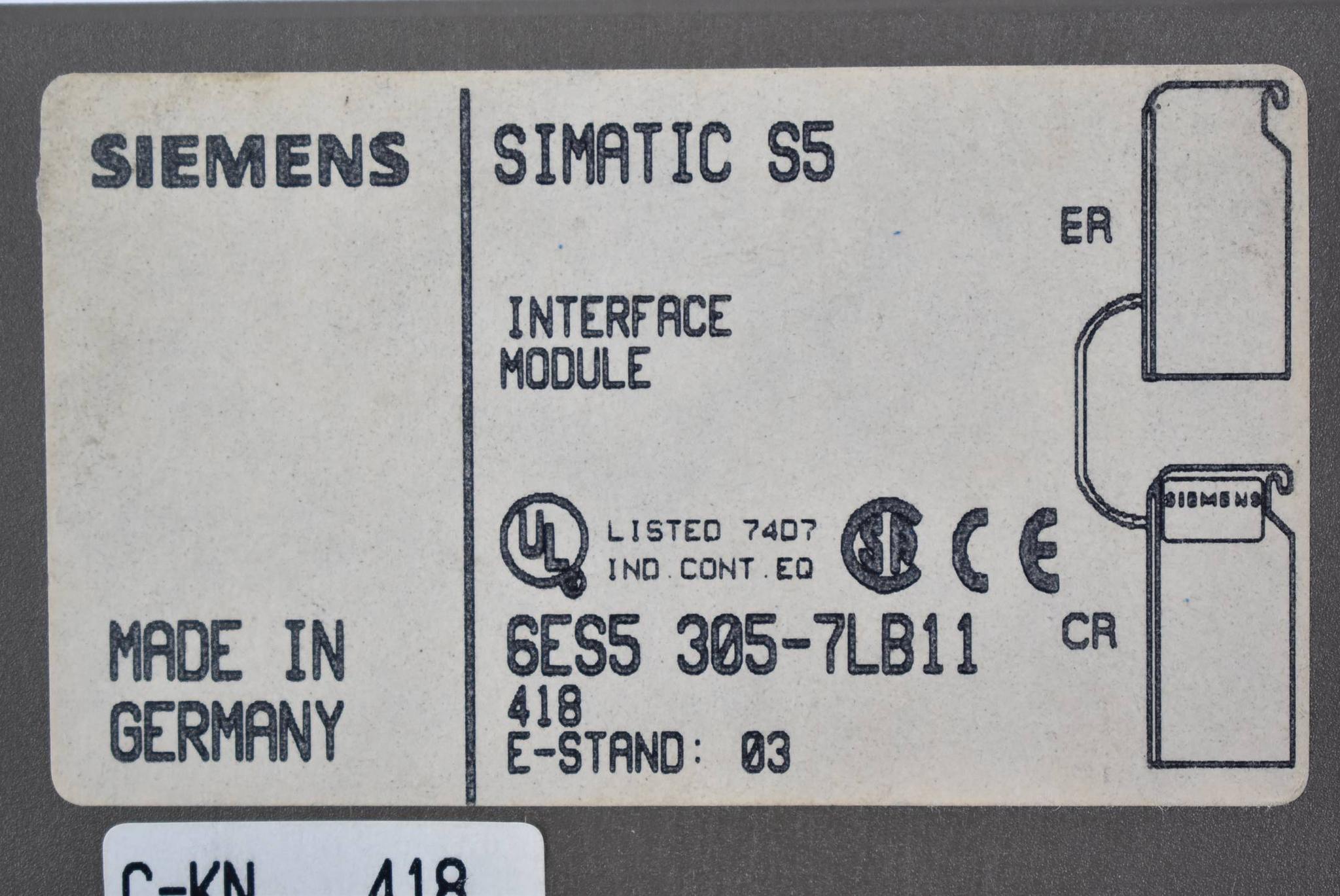 Produktfoto 2 von Siemens simatic S5 Anschaltung 6ES5 305-7LB11 ( 6ES5305-7LB11 )