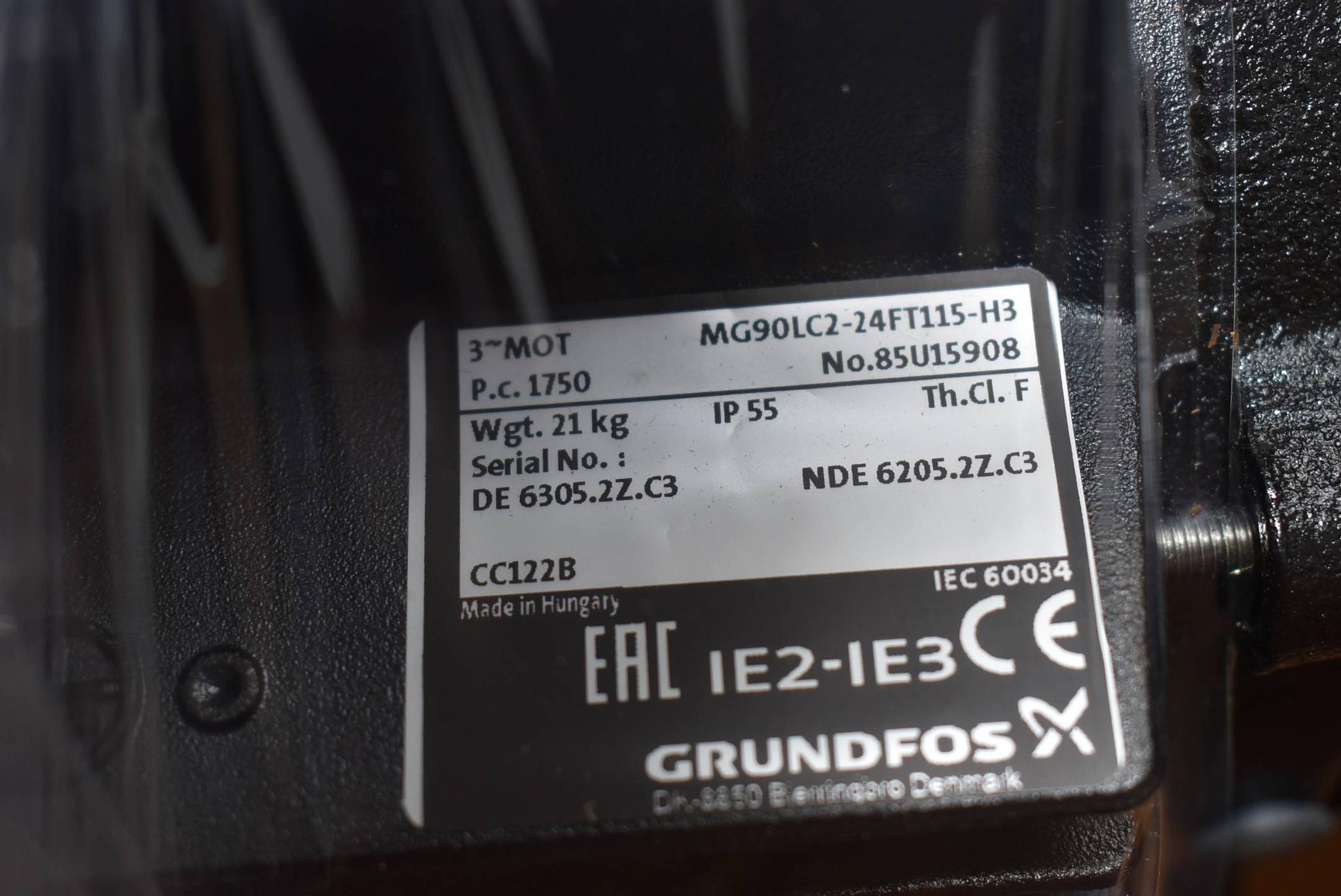 Produktfoto 2 von Grundfos Kreiselpumpe MTR10-20/6 A-W-A-HUUV inkl. 3~ Motor MG90LC2-24FT115-H3